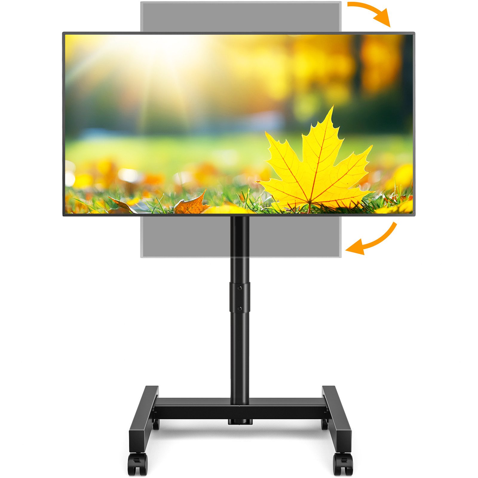 TVON TV-Ständer mit Rollen Mobiler TV Standfuss für 13-50 Zoll Fernseher, (bis 50 Zoll, 1-tlg., Max 20kg VESA 200x200 mm)