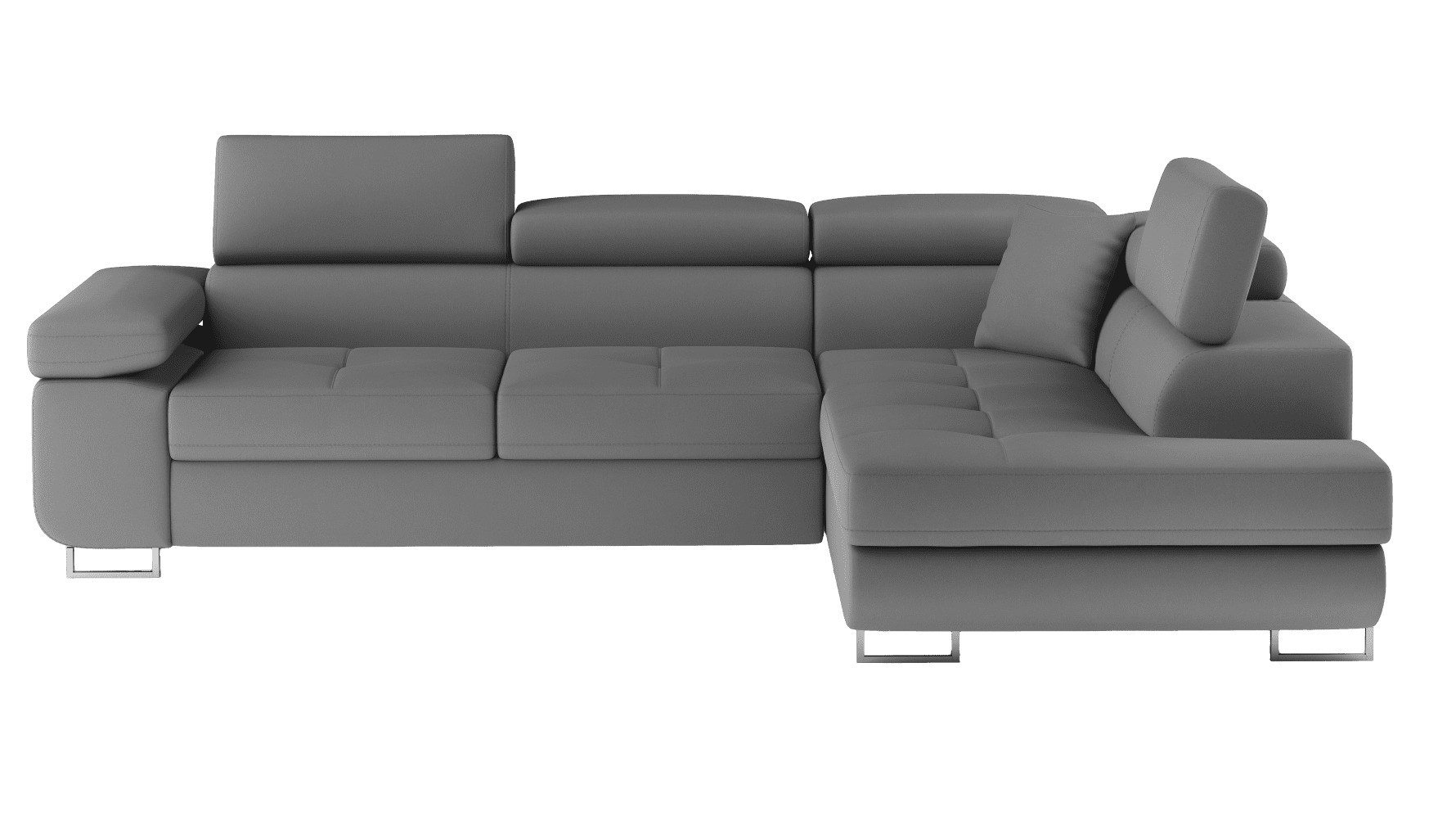 Myhomelando Ecksofa Santo, mit Schlaffunktion, Bettkasten und verstellbare Kopflehnen