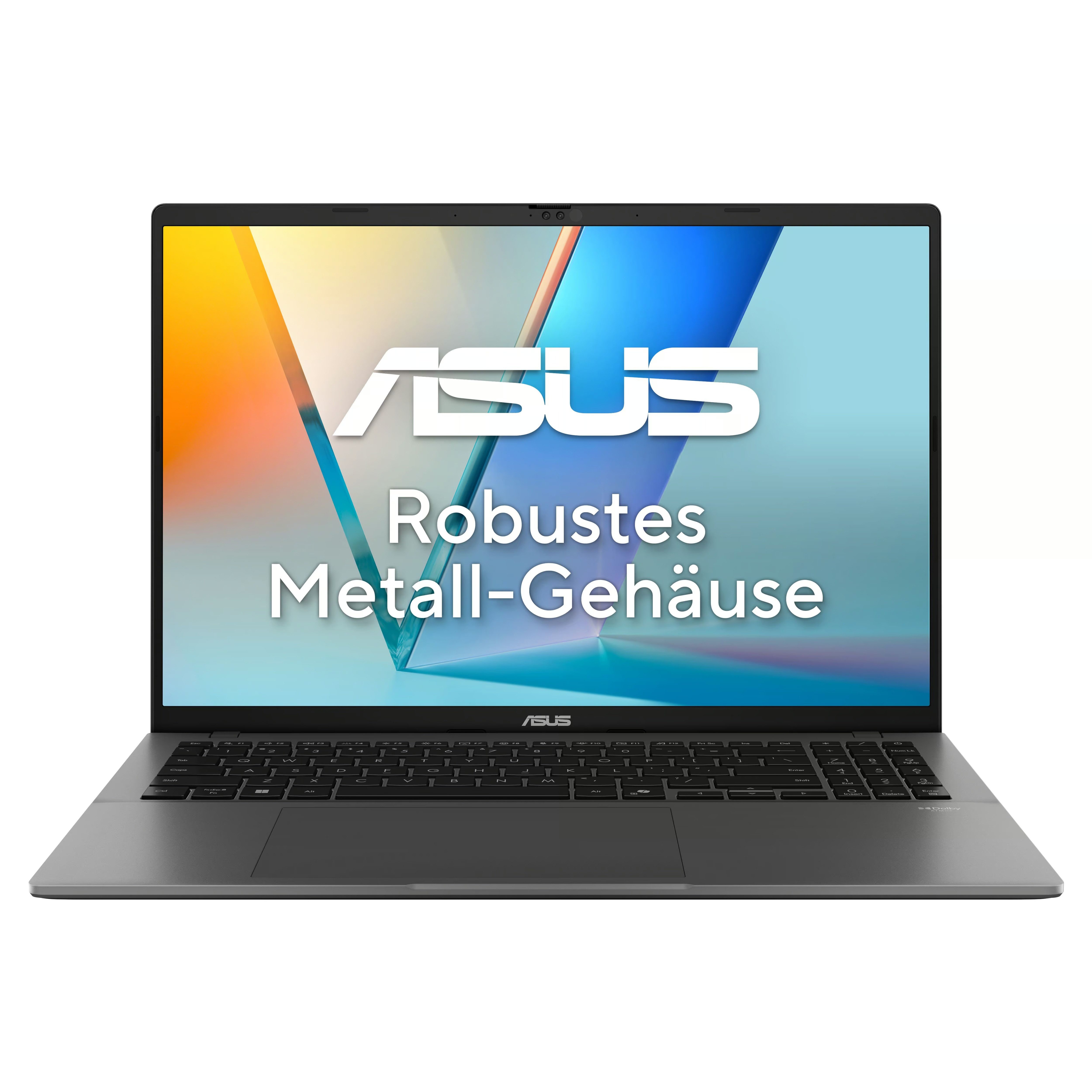 Asus Vivobook S16 Laptop 16 Zoll OLED Core Ultra 7 32GB 1TB SSD Win11 Notebook (40,6 cm/16 Zoll, Intel Core Ultra 7 355, Intel Graphics, 32 GB, 1000 GB SSD, 16:10 OLED-Display, IR Full HD Webcam)