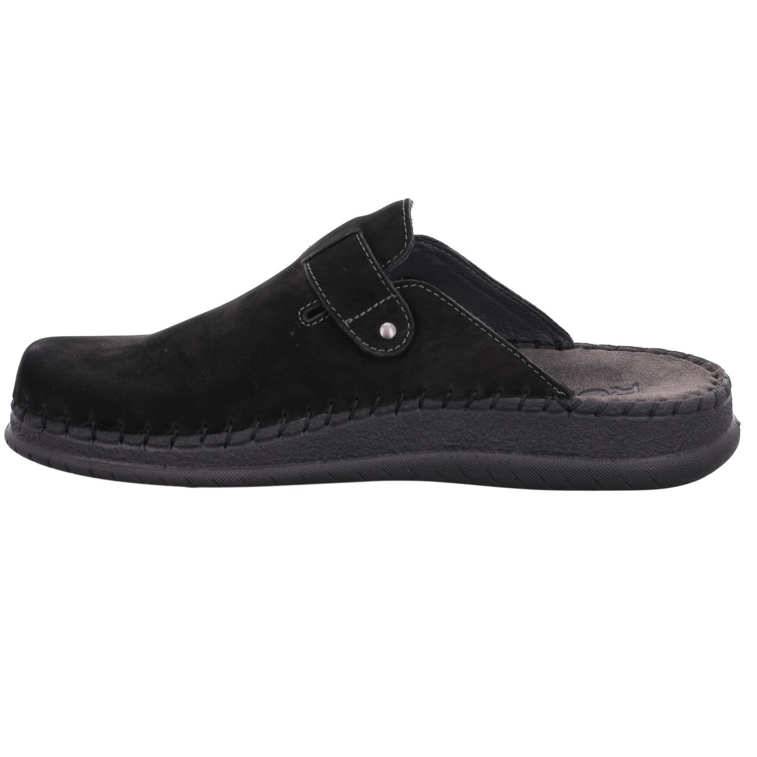 Rohde ALASSIO Clog Hausschuh, Sommerschuh mit aufwändiger Ziernaht