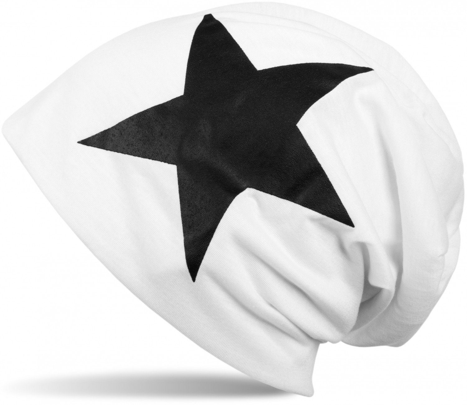 styleBREAKER Beanie Beanie mit Stern Print (1-St)