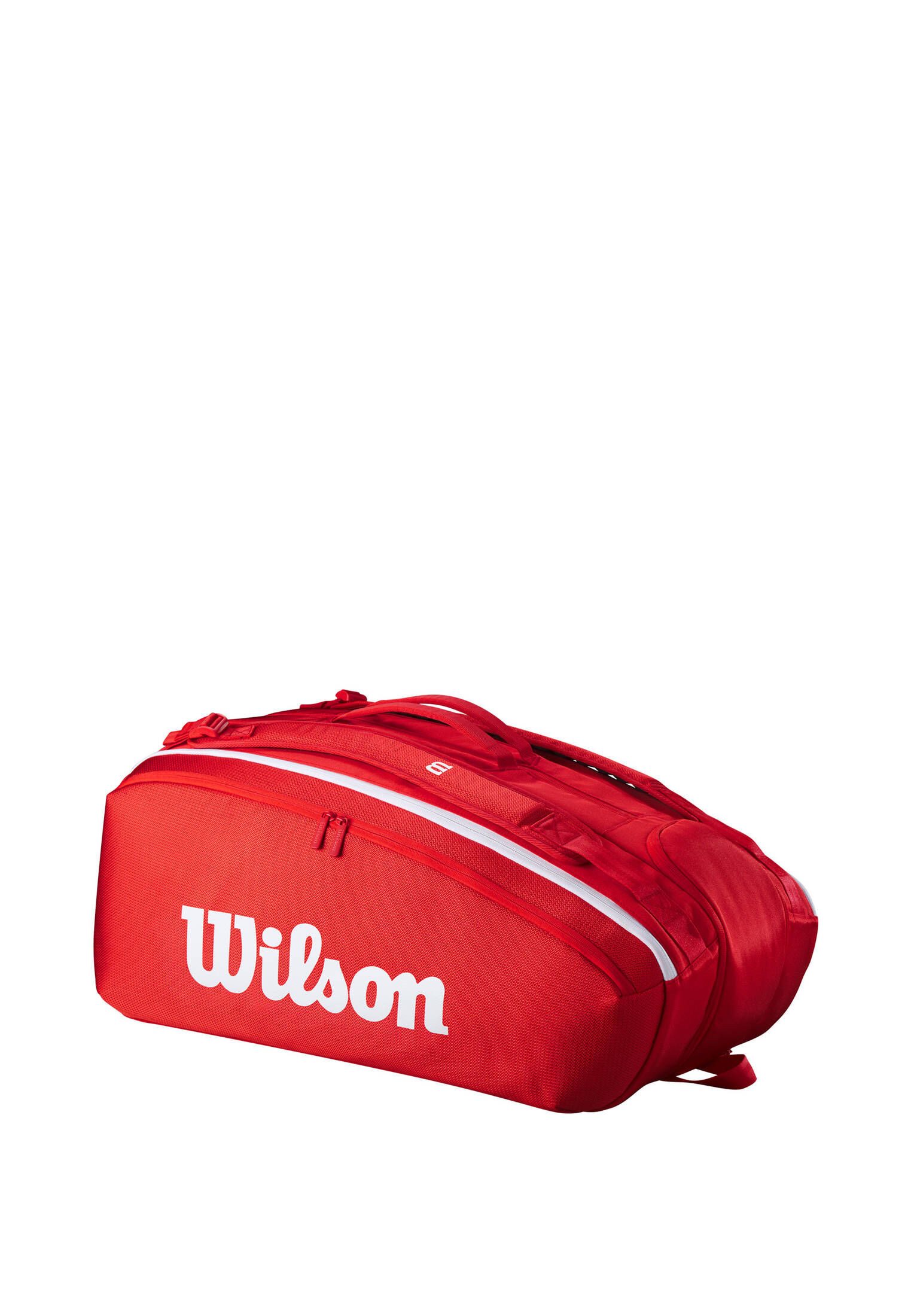 Wilson Tennistasche Tennisschlägertasche SUPER TOUR WILSON RED 15PK