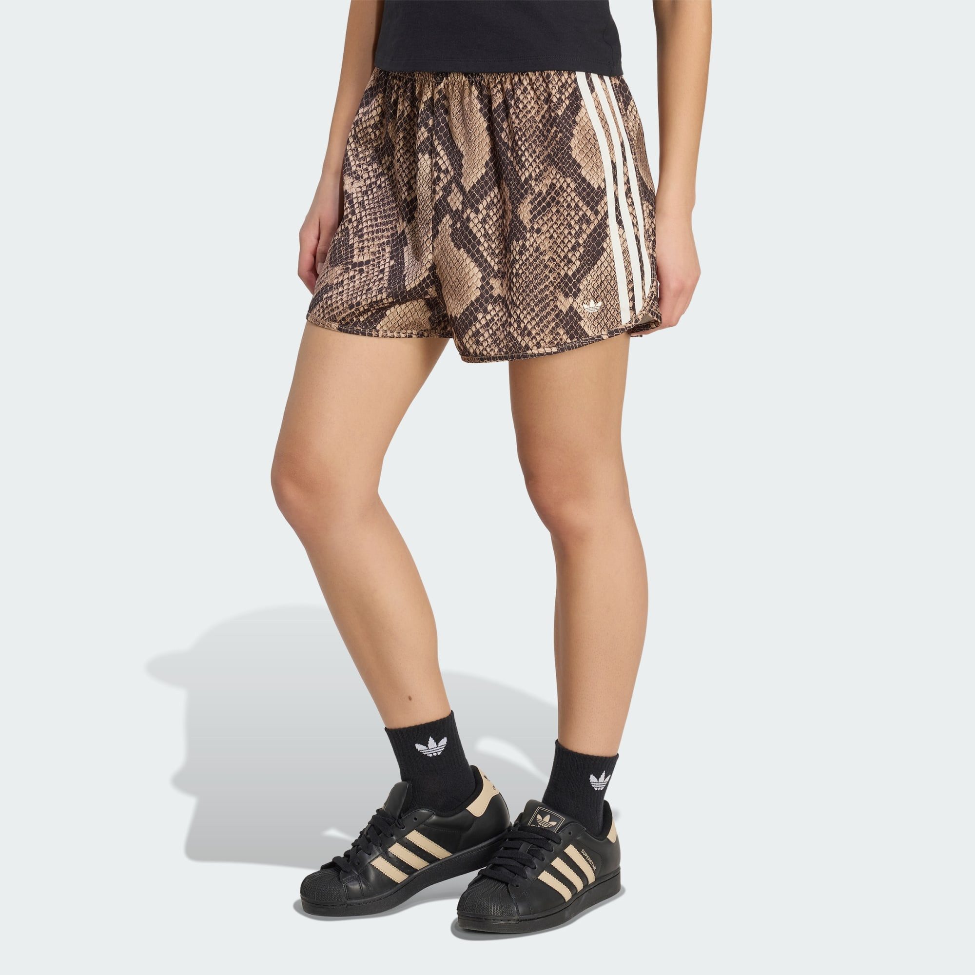 adidas Originals Shorts SATIN SHORTS, SCHLANGENPRINT (1-tlg)