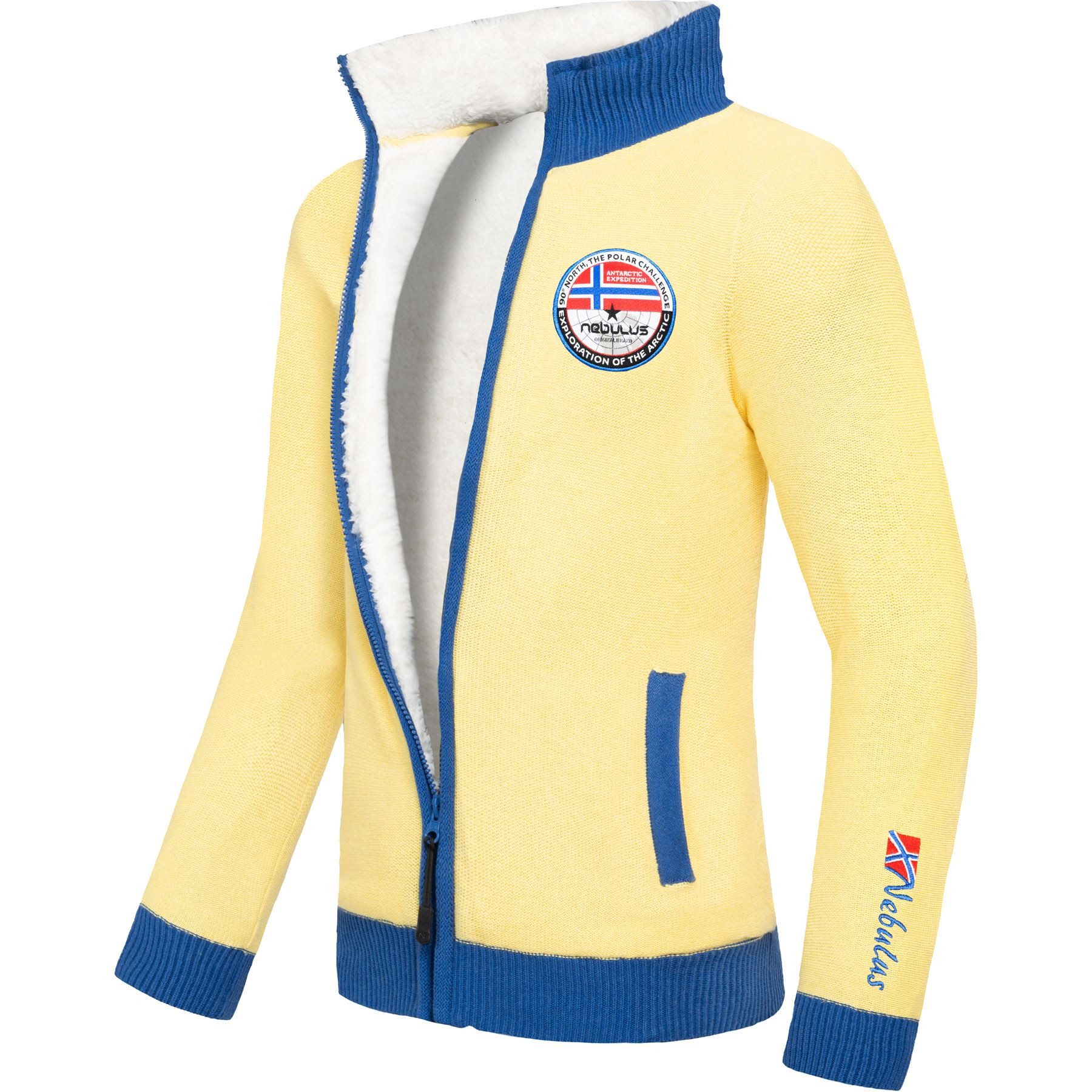 Nebulus Strickjacke STORY, P5582 - Herren, gelb, L