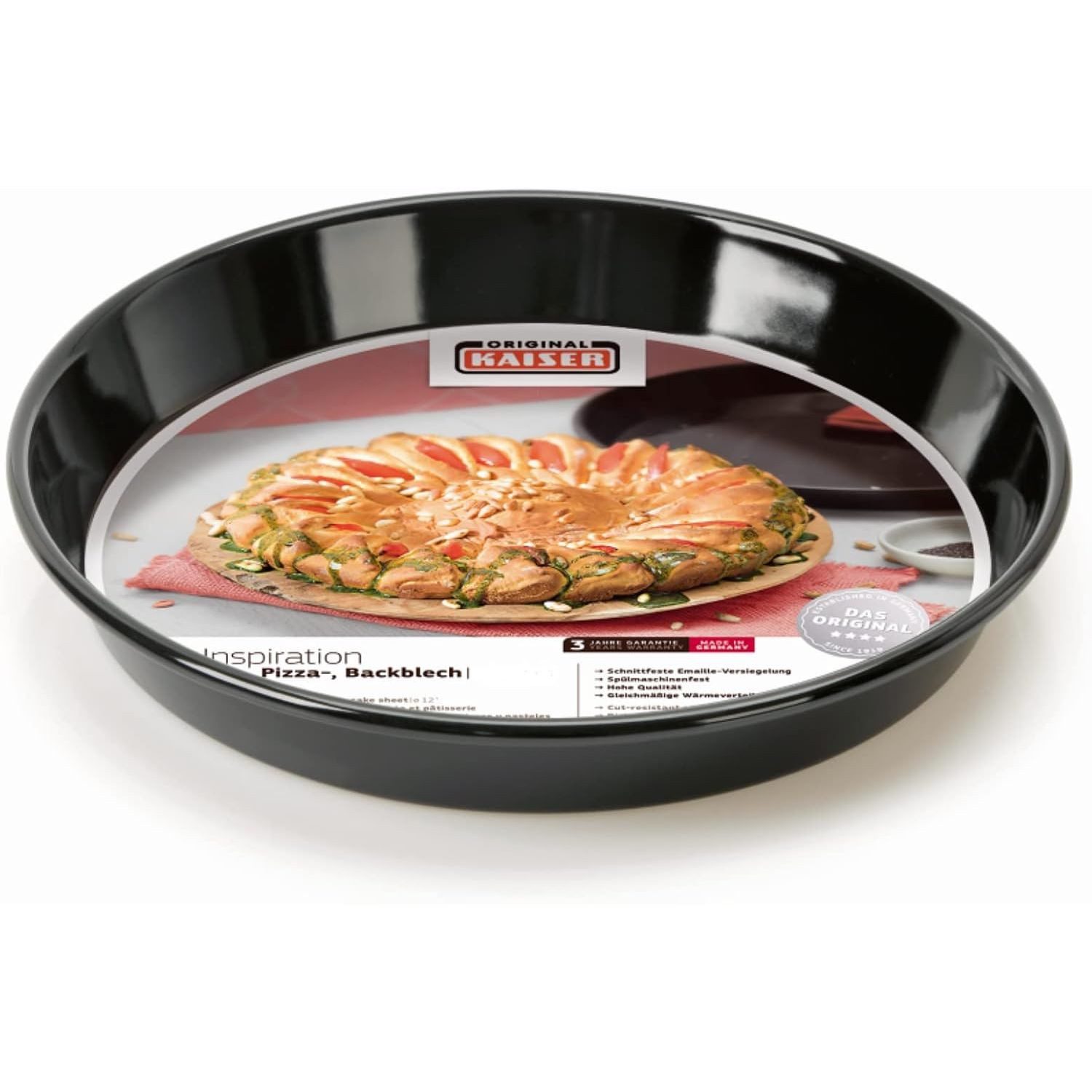 Kaiser Формы для выпечки Backblech KAISER Pizzablech Backblech INSPIRATION 32cm Stahl, Stahl