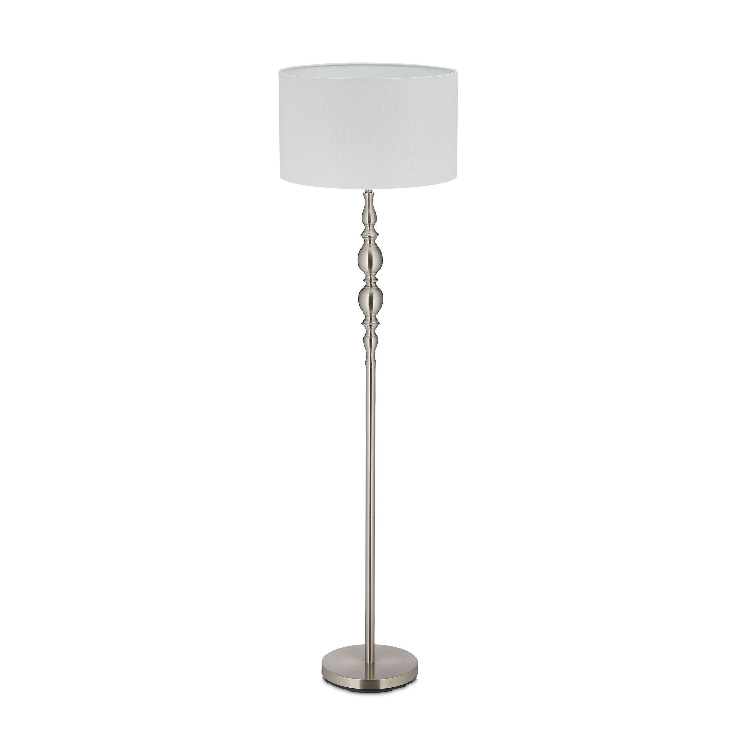 Stehlampe beige Stehlampe Wohnzimmer relaxdays