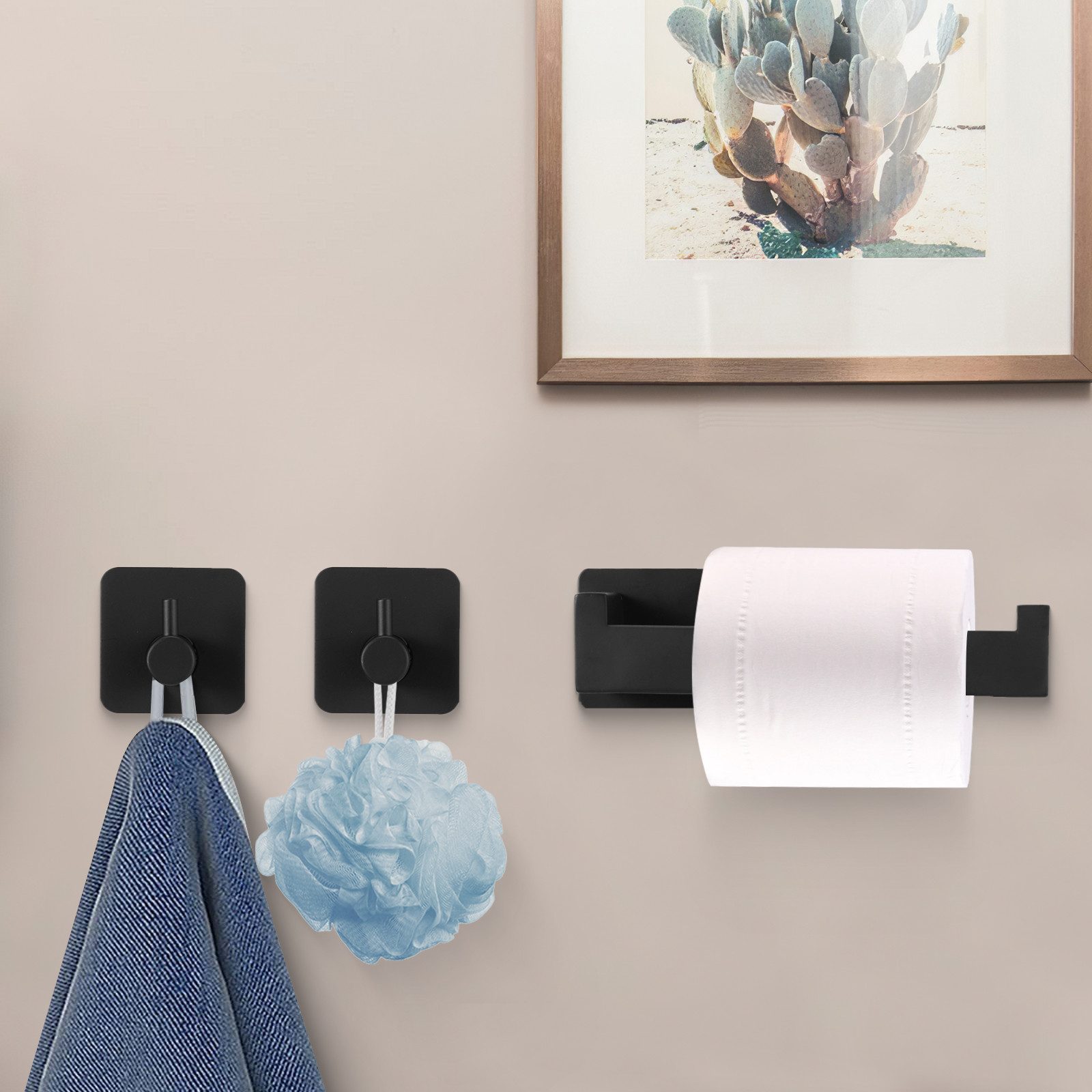 BlingBin Toilettenpapierhalter Ohne Bohren Selbstklebend Klopapierhalter günstig online kaufen