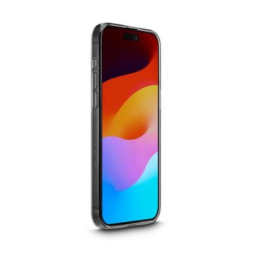 Hama Smartphone-Hülle Handyhülle für Apple iPhone 15 Pro durchsichtig, Wireless Charging