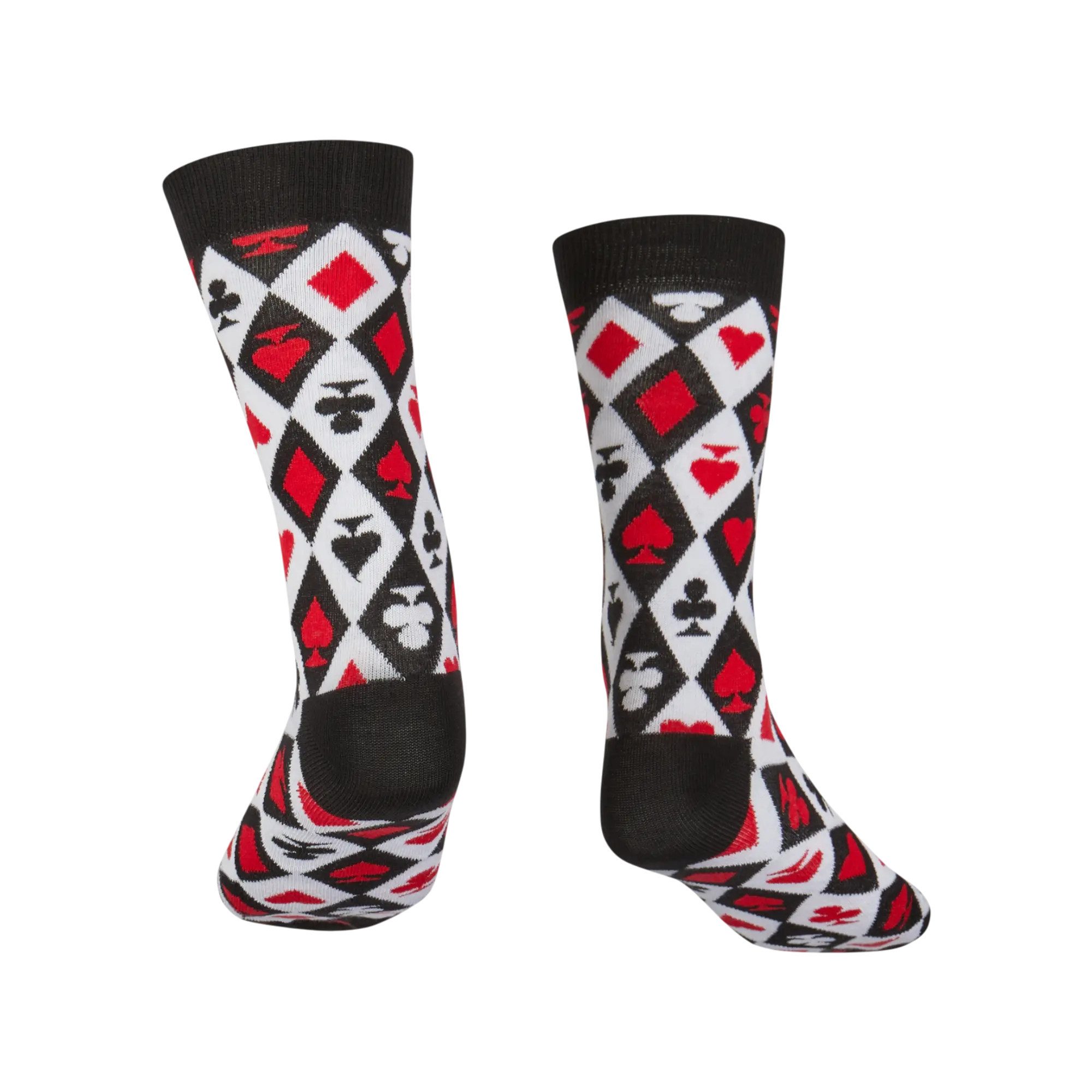 AbgeStrumpft Freizeitsocken Abgestrumpft Socken Kartenspiel (1 Paar, 1-Paar, 1 Paar) lustiges Design