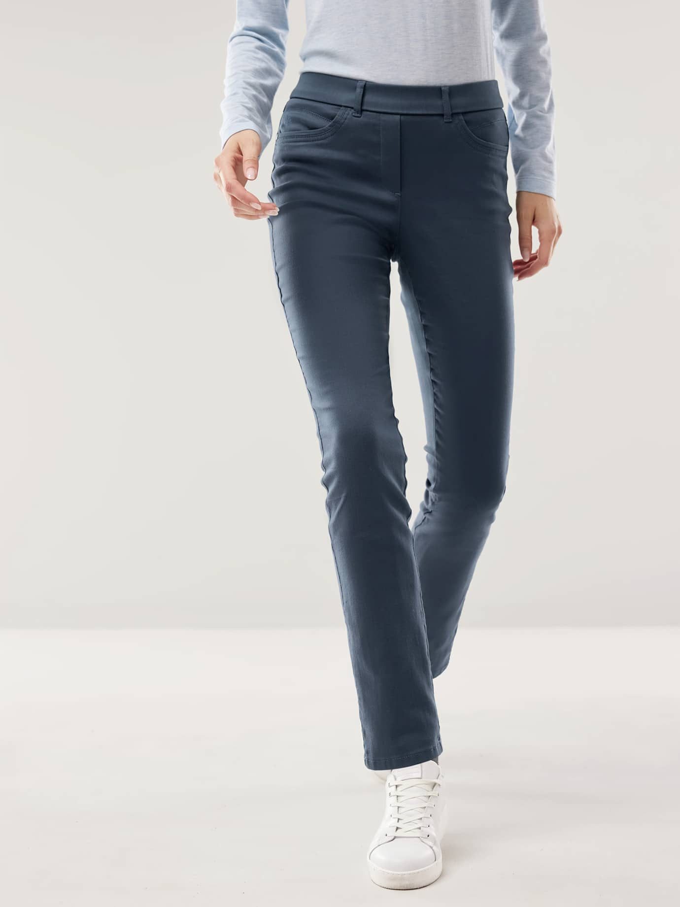 Walbusch Thermohose Damen Thermo-Extraglatt Baumwollhose Regular fit