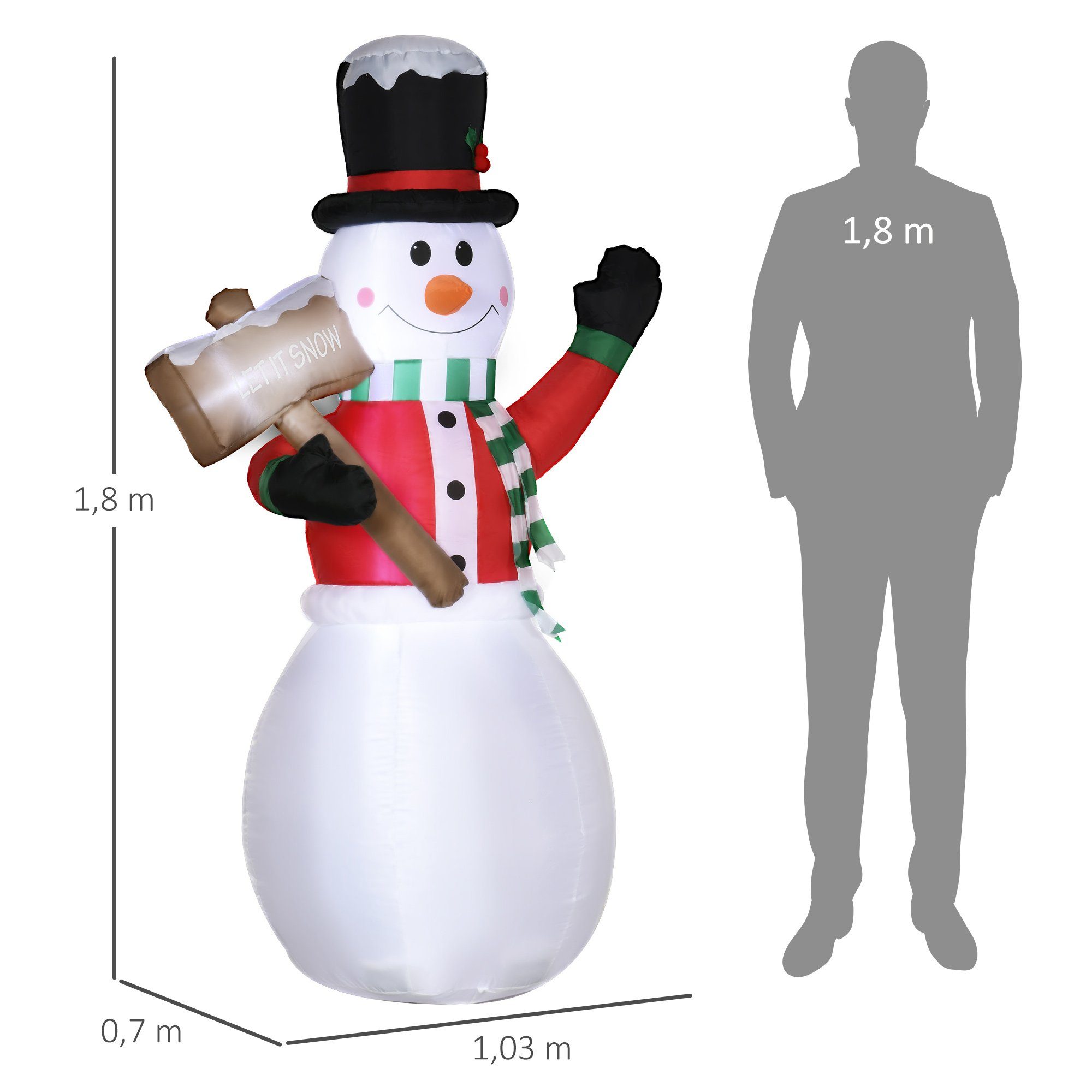 Outsunny Schneemann Schneemann