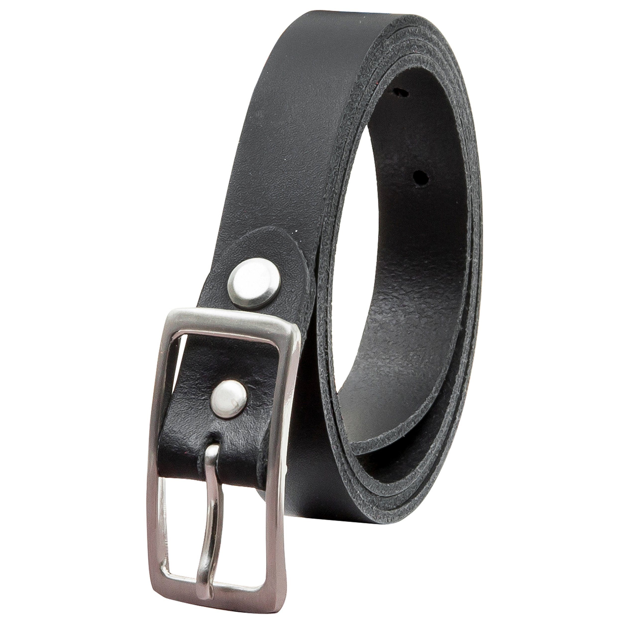 COLOGNEBELT Ledergürtel OM11-SL-Schwarz MADE IN GERMANY, Schwarz Kürzbar, 1 günstig online kaufen