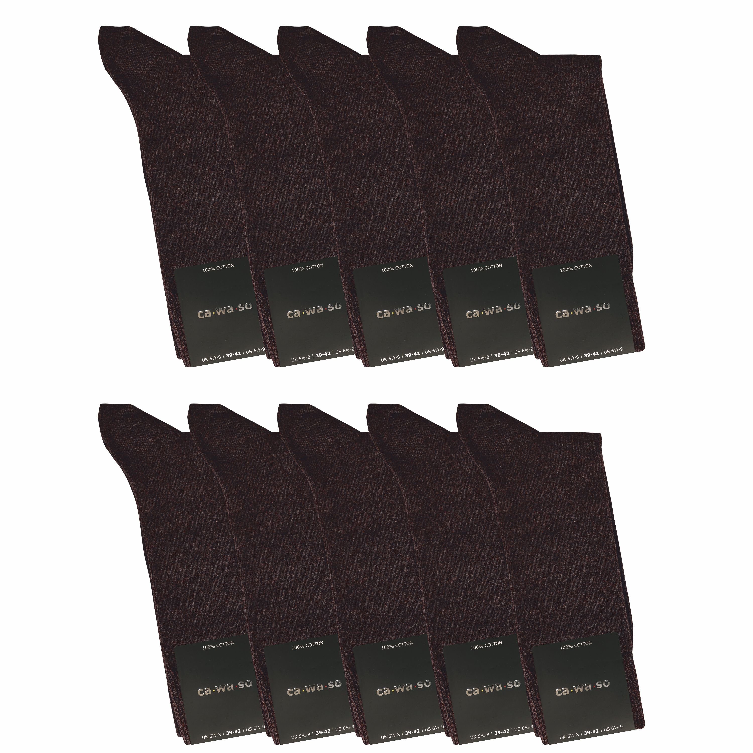 ca·wa·so Businesssocken für Herren aus 100 % Baumwolle - Reine Baumwollsock günstig online kaufen