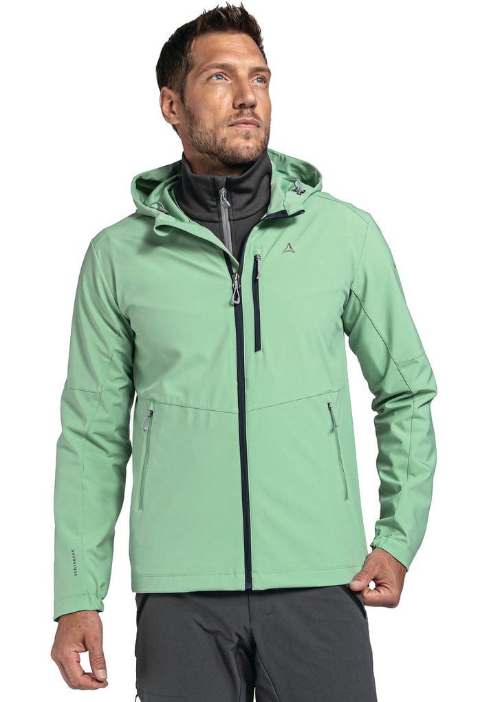 Schöffel Softshelljacke Tonion (winddicht, atmungsaktiv) mintgrün Herren