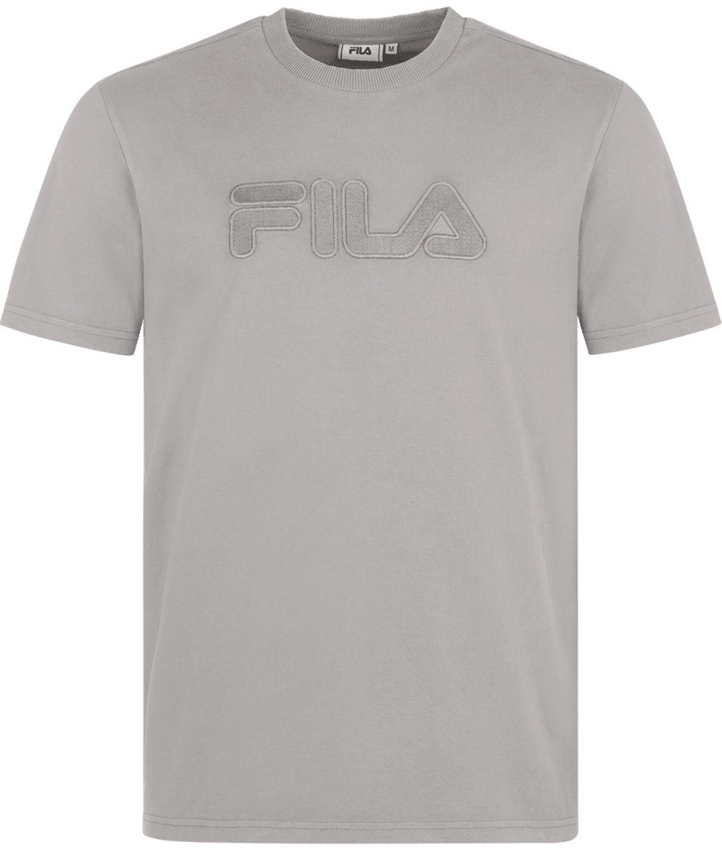 Rundhals, Grau T-Shirt BUEK Herren Fila - T-Shirt Kurzarm