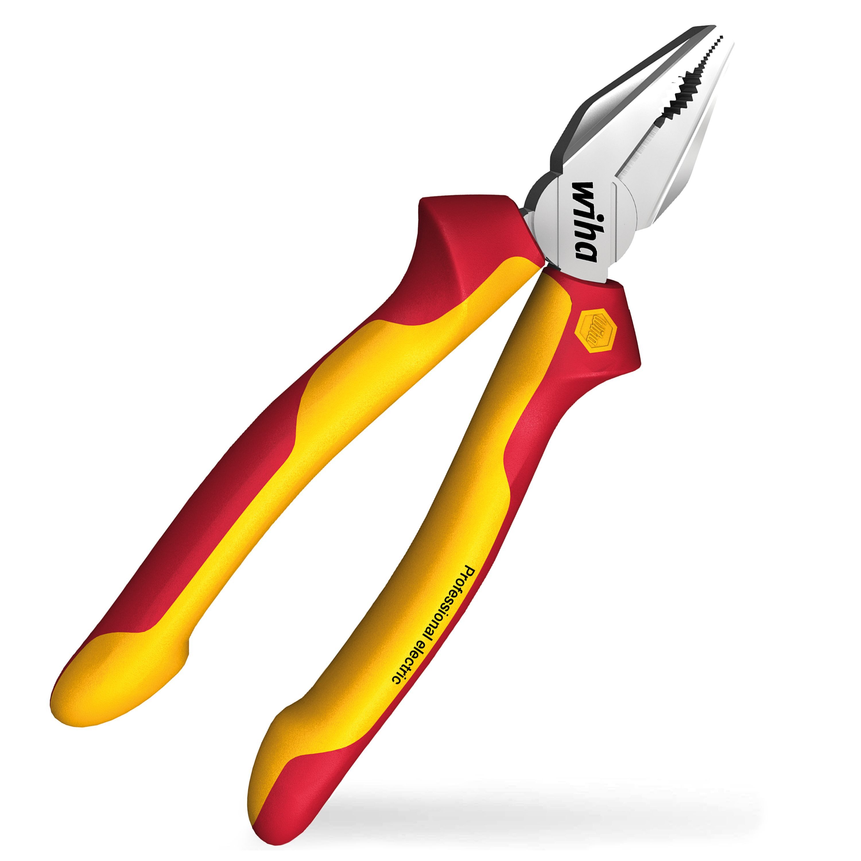 Wiha Kombizange (27418), 180 mm, optimale Kraftübertragung, VDE-geprüft