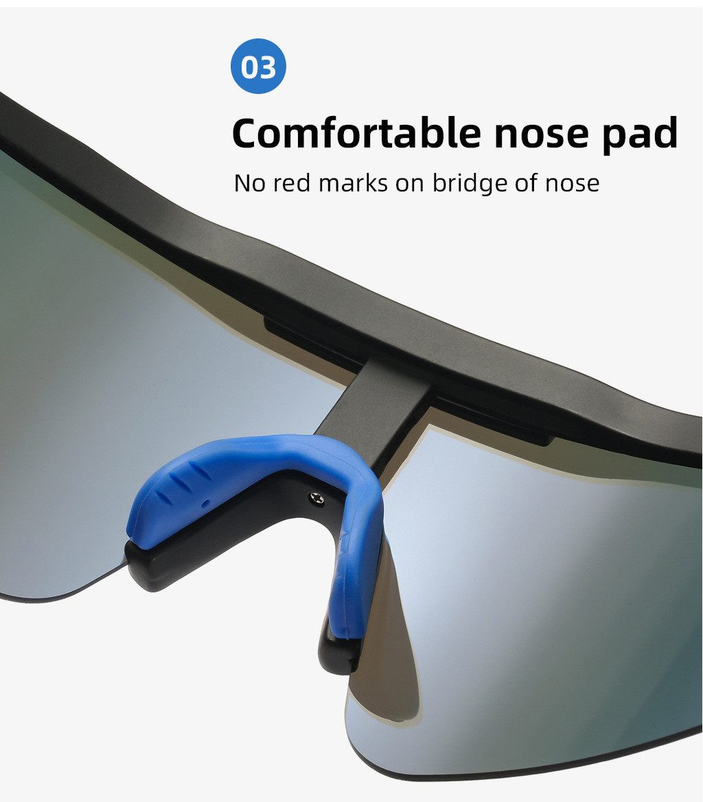 PACIEA Sportbrille Sonnenbrille Herren-Damen-Fahrradbrille Polarisiert UV Schutz Leicht