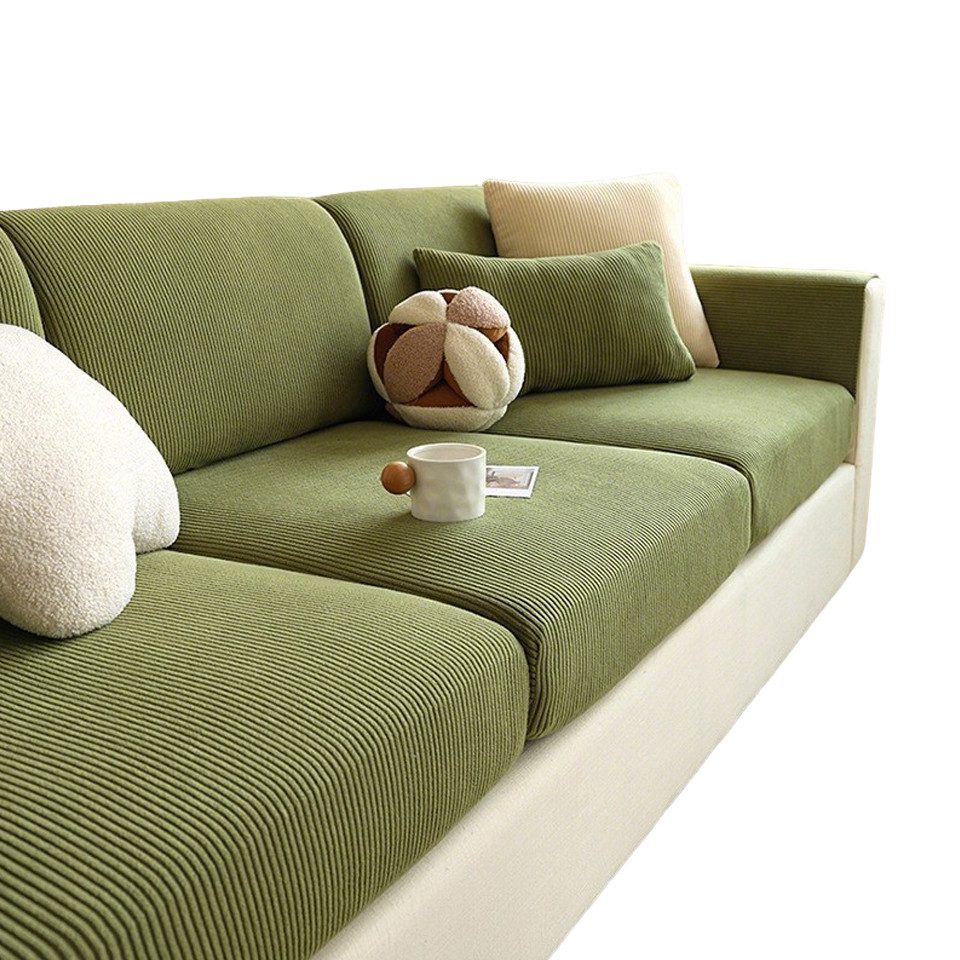 Minicloss Sofahusse 1/2/3/4 Sitz, Stretch Sofa Sitzkissenbezug, Rutschfester Sofa Überzug, Waschbarer Sofabezug, Universeller Couch Überzug, Pflegeleicht