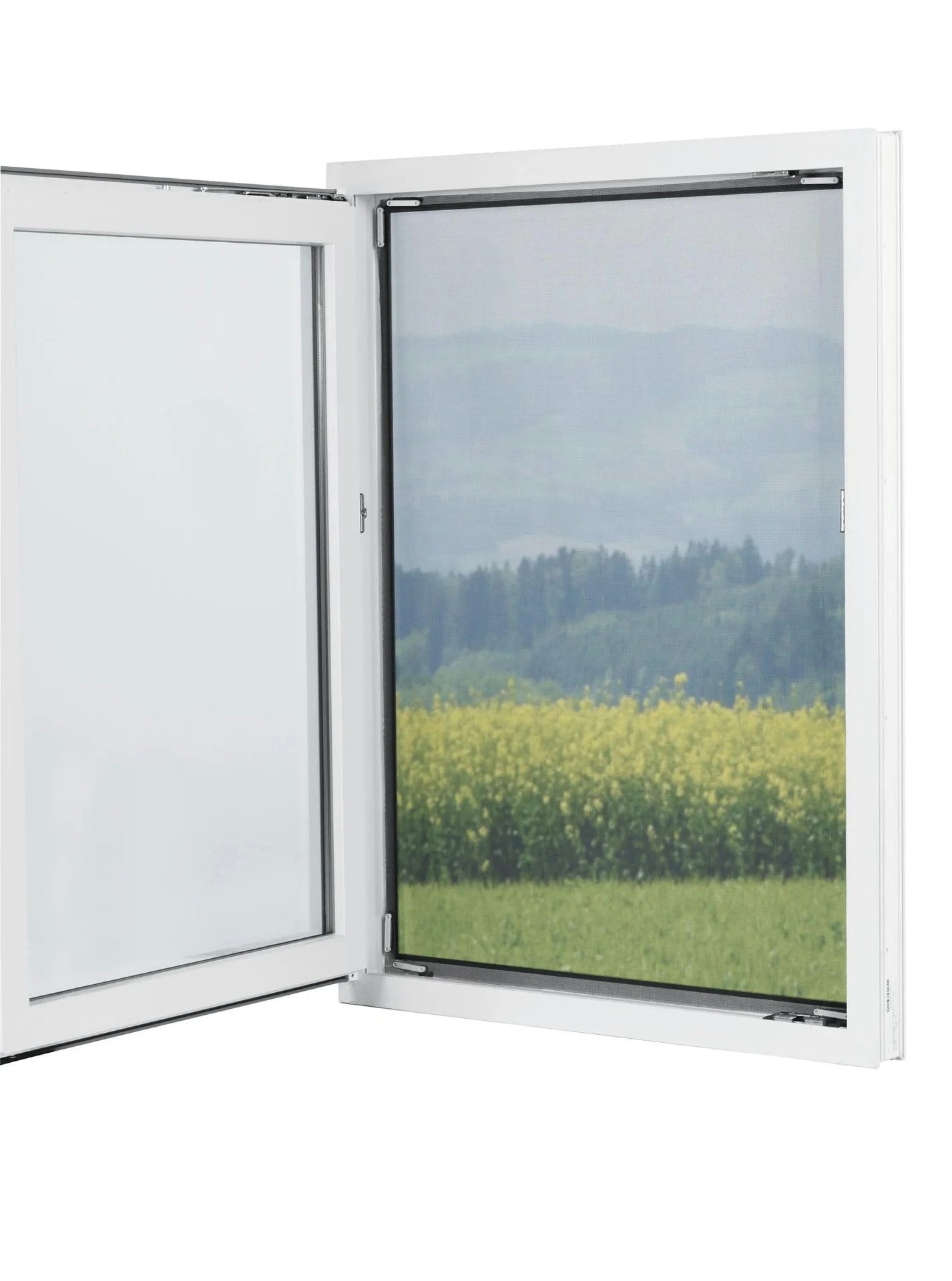 EASYmaxx Moskitonetz Moskitonetz für Fenster „Magic Klick“, mit Magnetbefestigung, luftdurc, Magnetverschluss