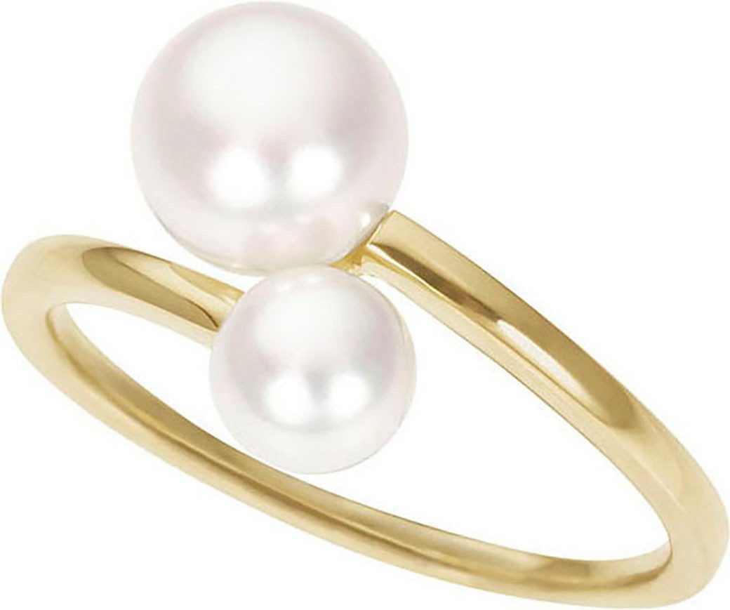 Firetti Fingerring Schmuck Geschenk Gold 333 Damenring Goldring, mit Süßwasserzuchtperle