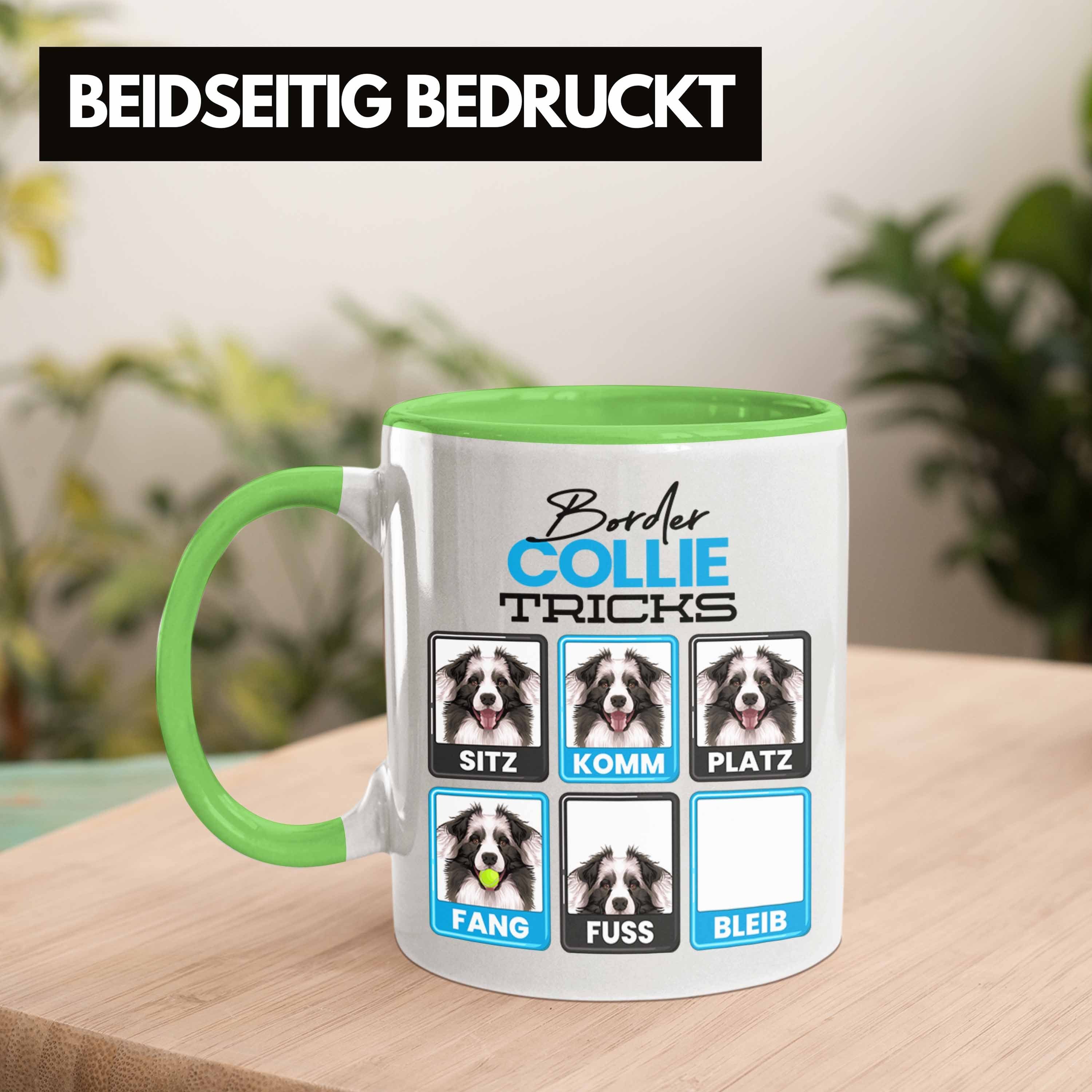 Trendation Lustiger Grün Spruch Besitzer Border Geschenkidee Tasse Geschenk Collies Tasse Bo