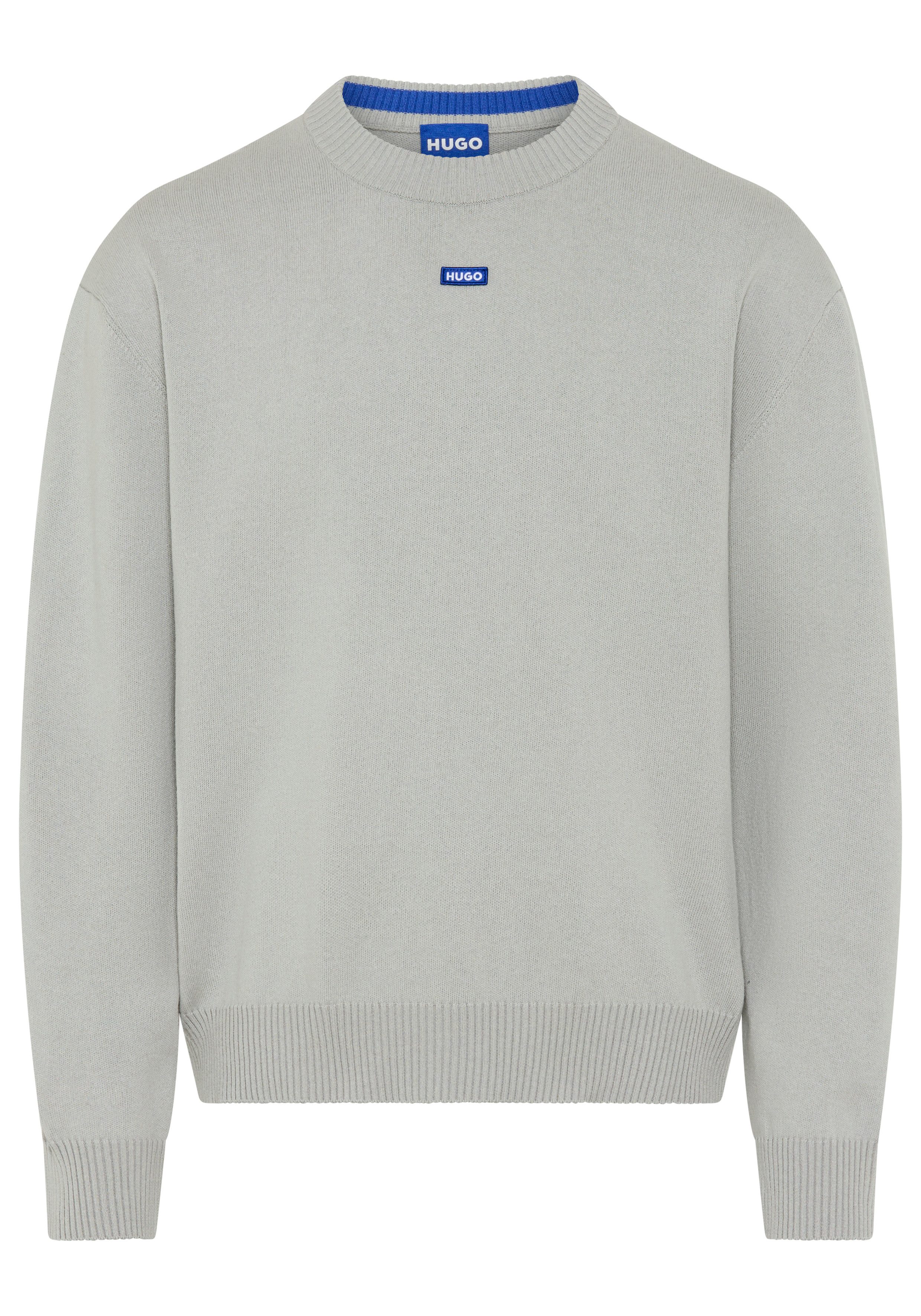 HUGO Blue Rundhalspullover San Casey relaxed günstig online kaufen