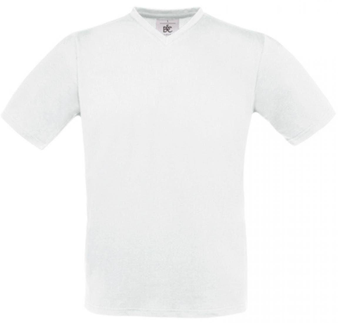 B&C V-Shirt Exact V-Neck Herren T-Shirt