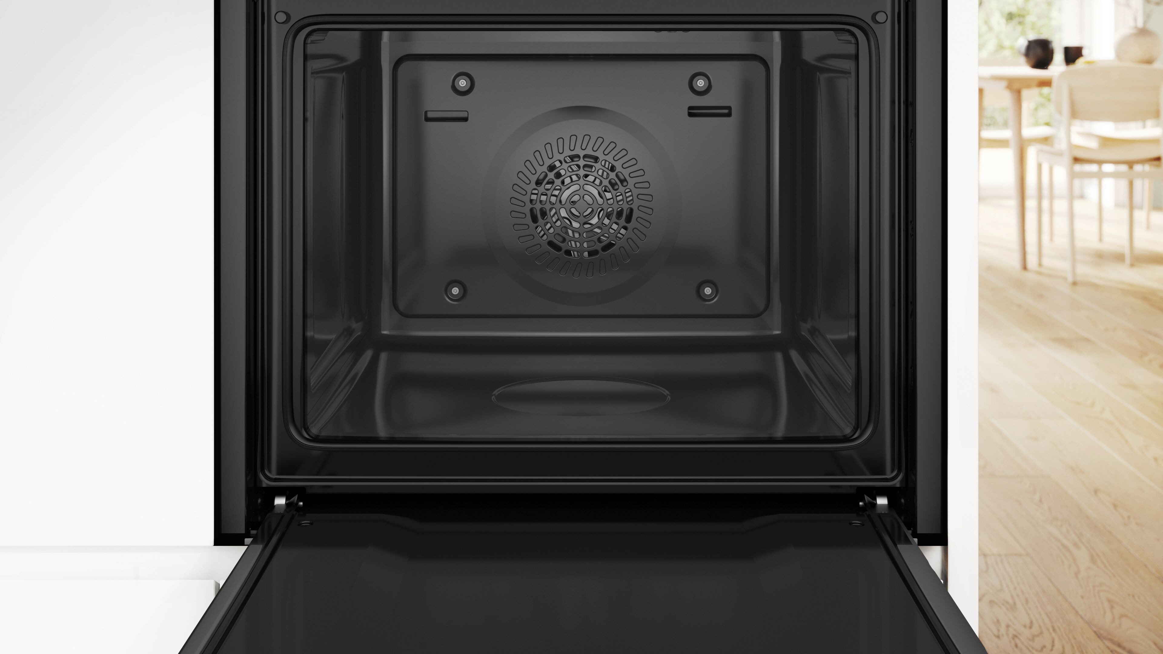 BOSCH Induktions Herd-Set HND611VS67, mit Backwagen, Hydrolyse, Backwagen mit ausziehbarer Tür für bequemes Kochen & Backen