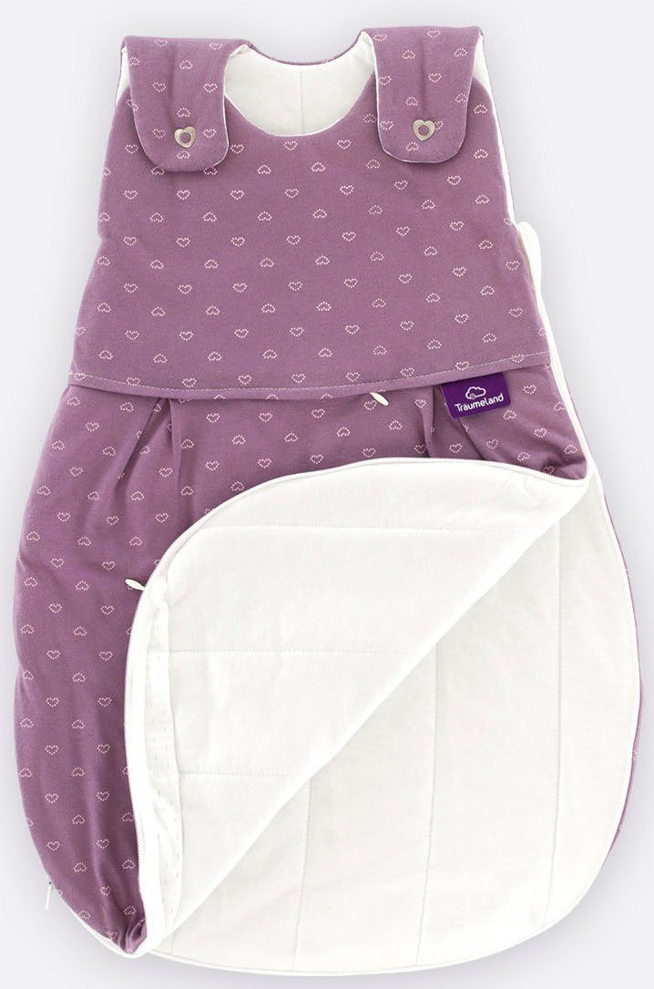 Babyschlafsack Babyschlafsack LIEBMICH 3tlg. Set Heartsome,Größe 50/56-68/74