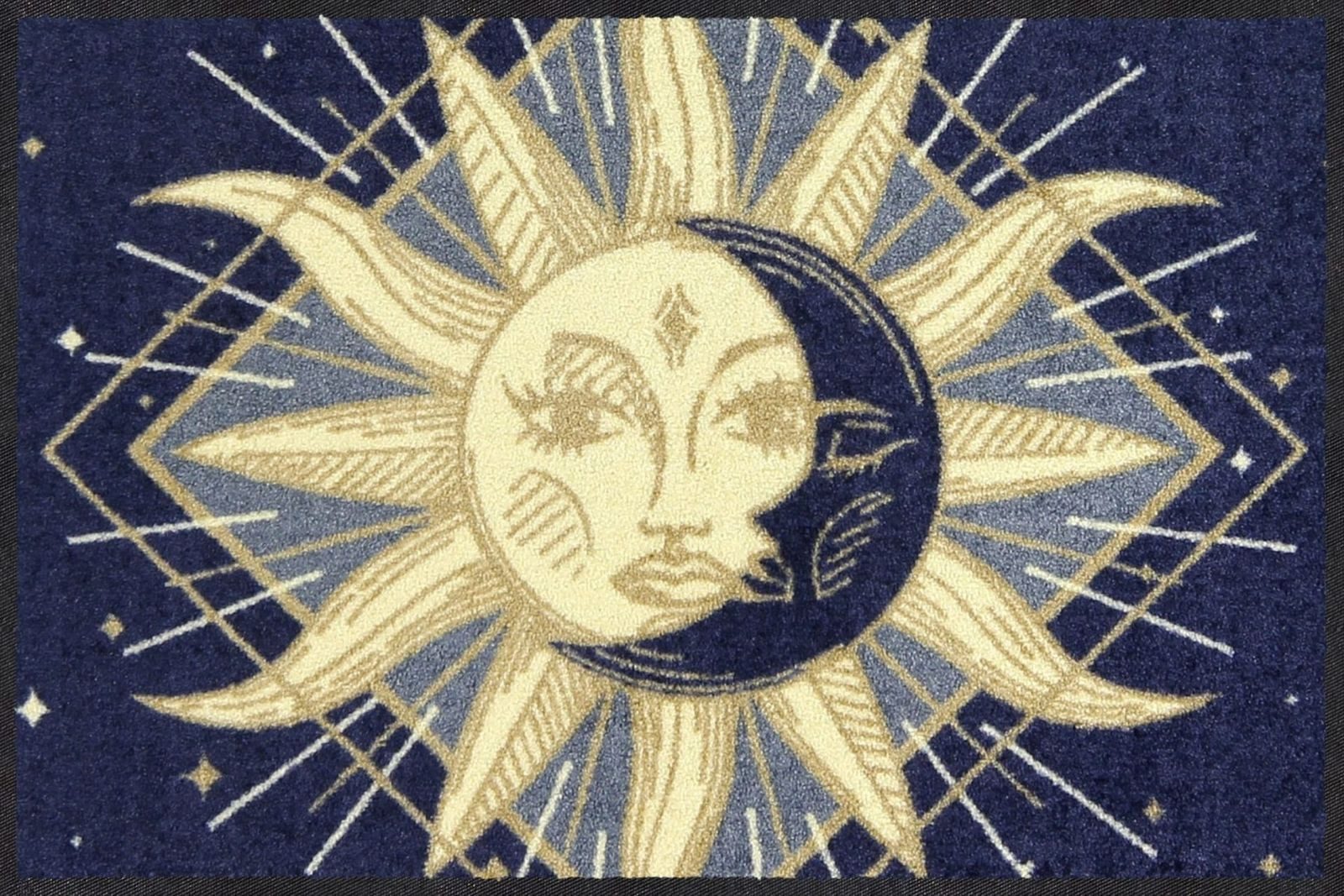 Salonloewe Fußmatte Salonloewe CELESTIAL KINGDOM Fußmatte Wohnmatte 50 x 75 cm, rechteckig, Höhe: 7 mm, In- und Outdoor, waschbar und trocknergeeignet