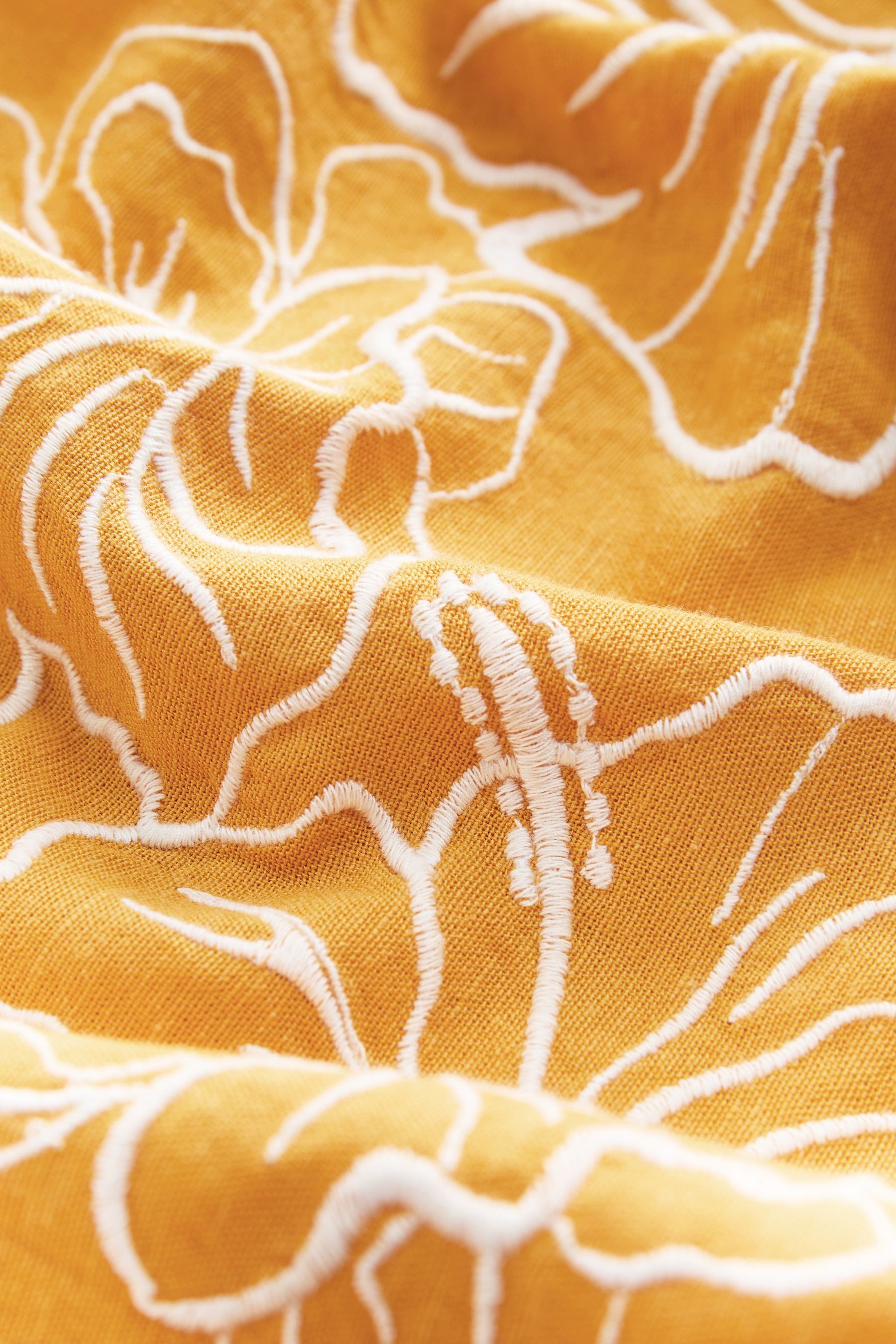 Next Midikleid Midikleid mit Hibiskus-Detail (1-tlg)