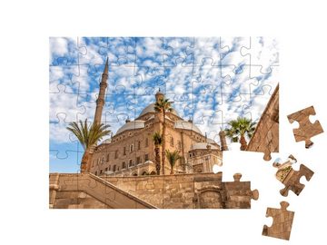 puzzleYOU Puzzle Große Moschee von Muhammad Ali Pascha, Kairo, 48 Puzzleteile, puzzleYOU-Kollektionen Ägypten