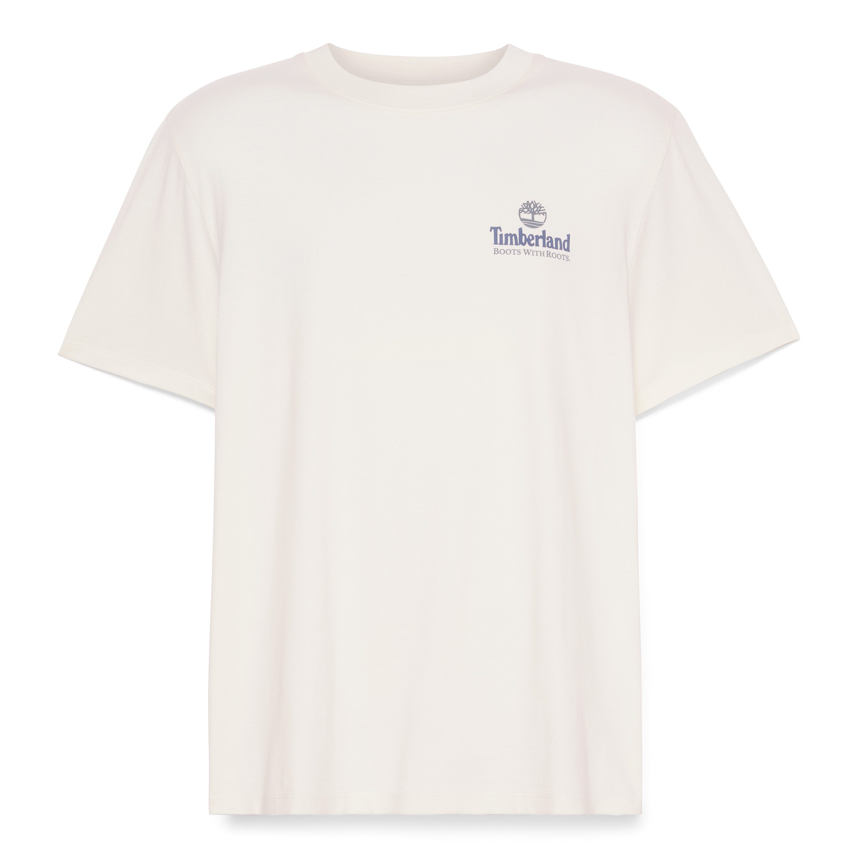 T-Shirt Illustrated Tree Logo Back Graphic