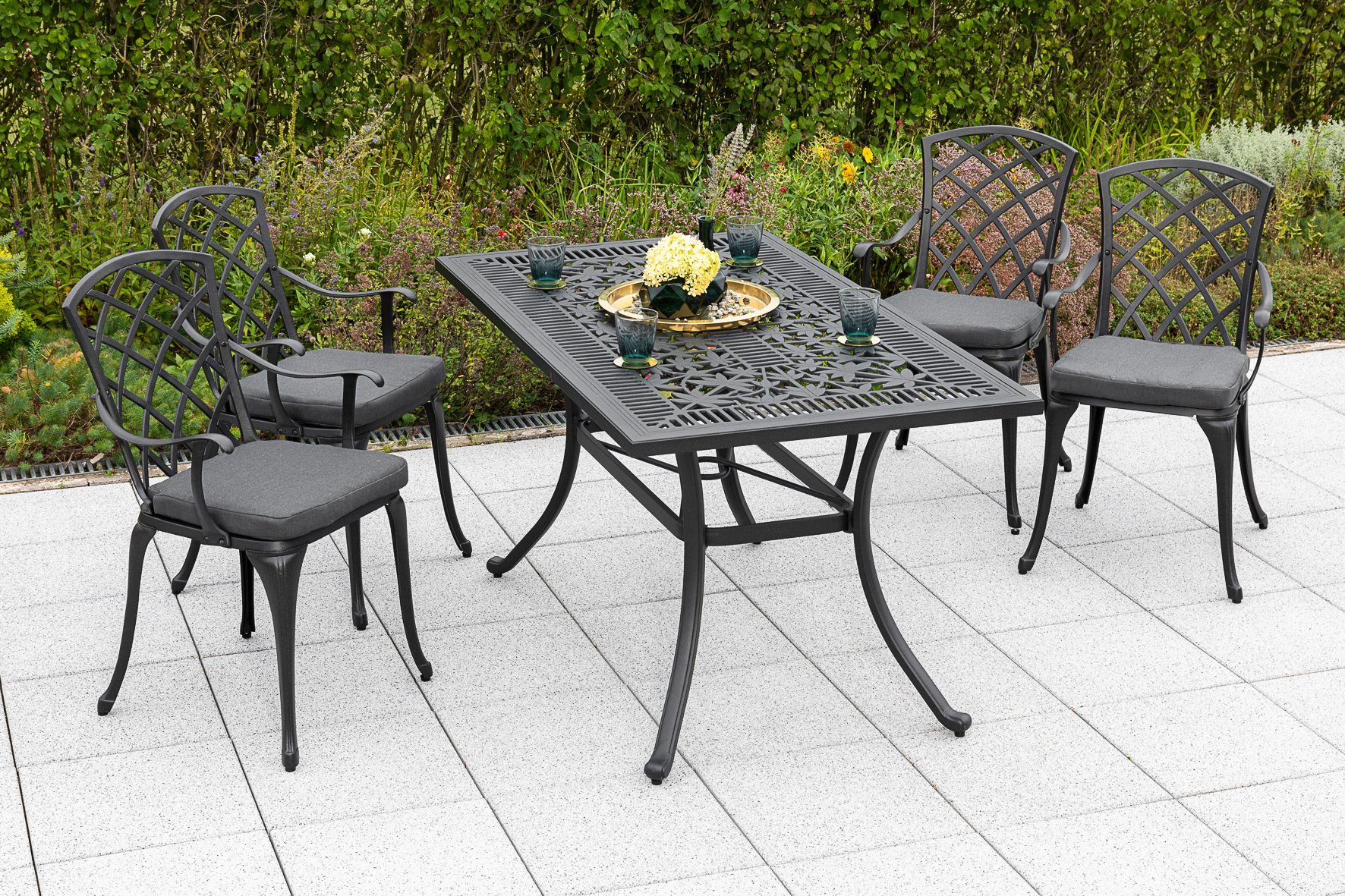 MERXX Garten-Essgruppe Rhodos, (Set, 9-tlg), 4 günstig online kaufen