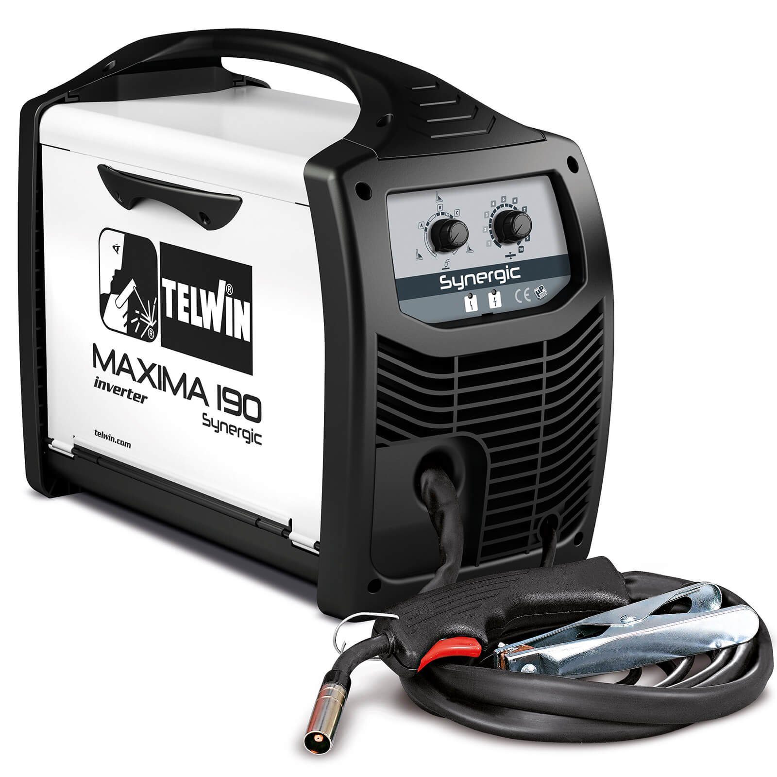 TELWIN Elektroschweißgerät Telwin Elements MAXIMA 190 SYNERGIC Schutzgas  Schweißgerät 170A | Schweißgeräte