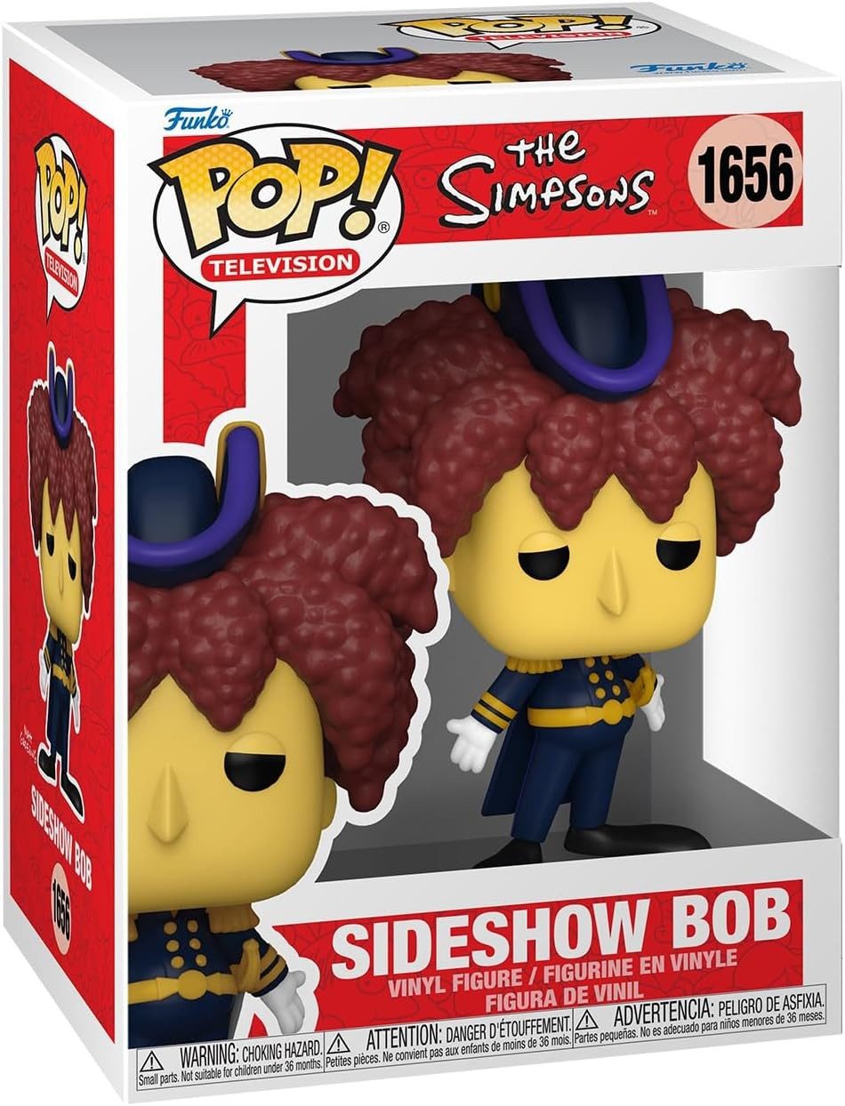 Funko Actionfigur Simpsons Pop! Animation Vinyl Figur Sideshow Bob 9 cm, (1-tlg), detailreiche Figur aus Vinyl