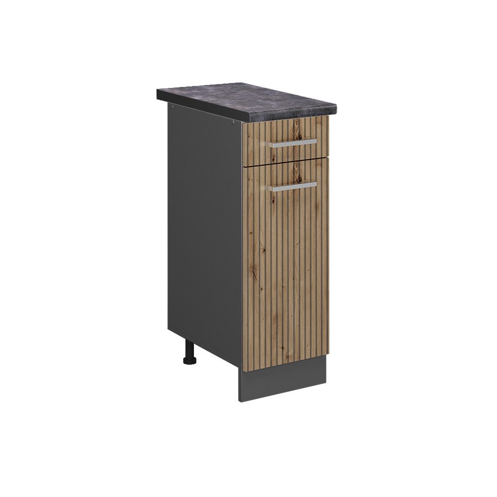 Vicco Unterschrank R-Line, Artisan-Eiche/Anthrazit, 30 cm, günstig online kaufen