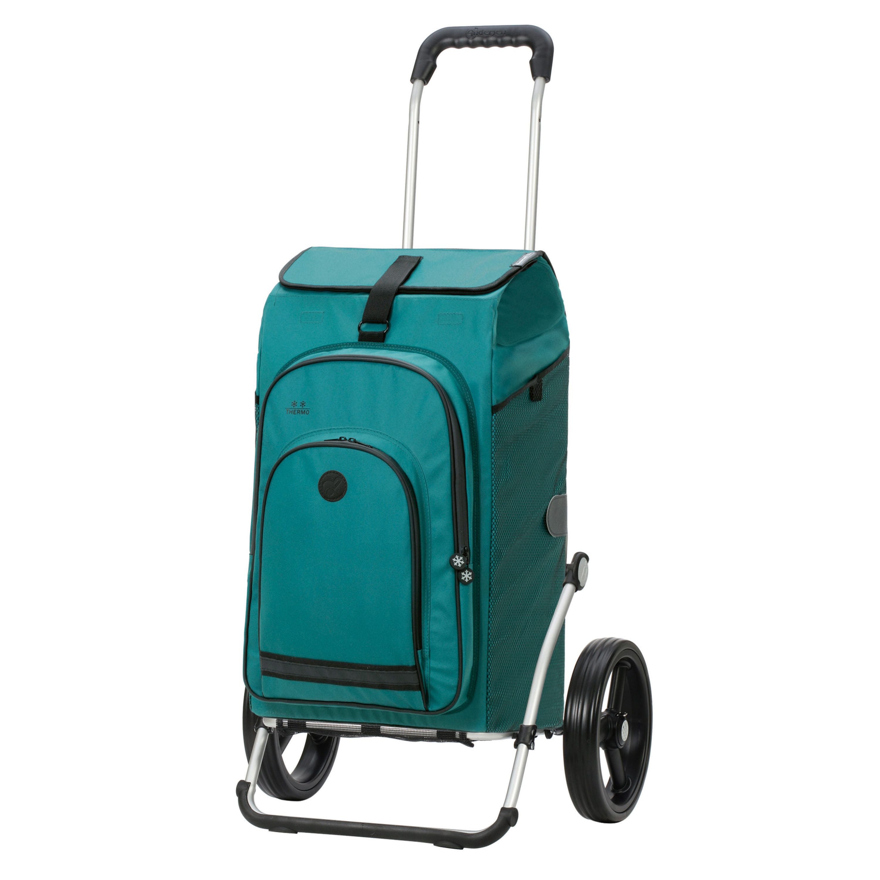 Andersen Einkaufstrolley Royal Shopper Hydro 3.0 petrol, Thermofach 8 Liter, klappbar, belastbar bis 50kg, wasserabweisend