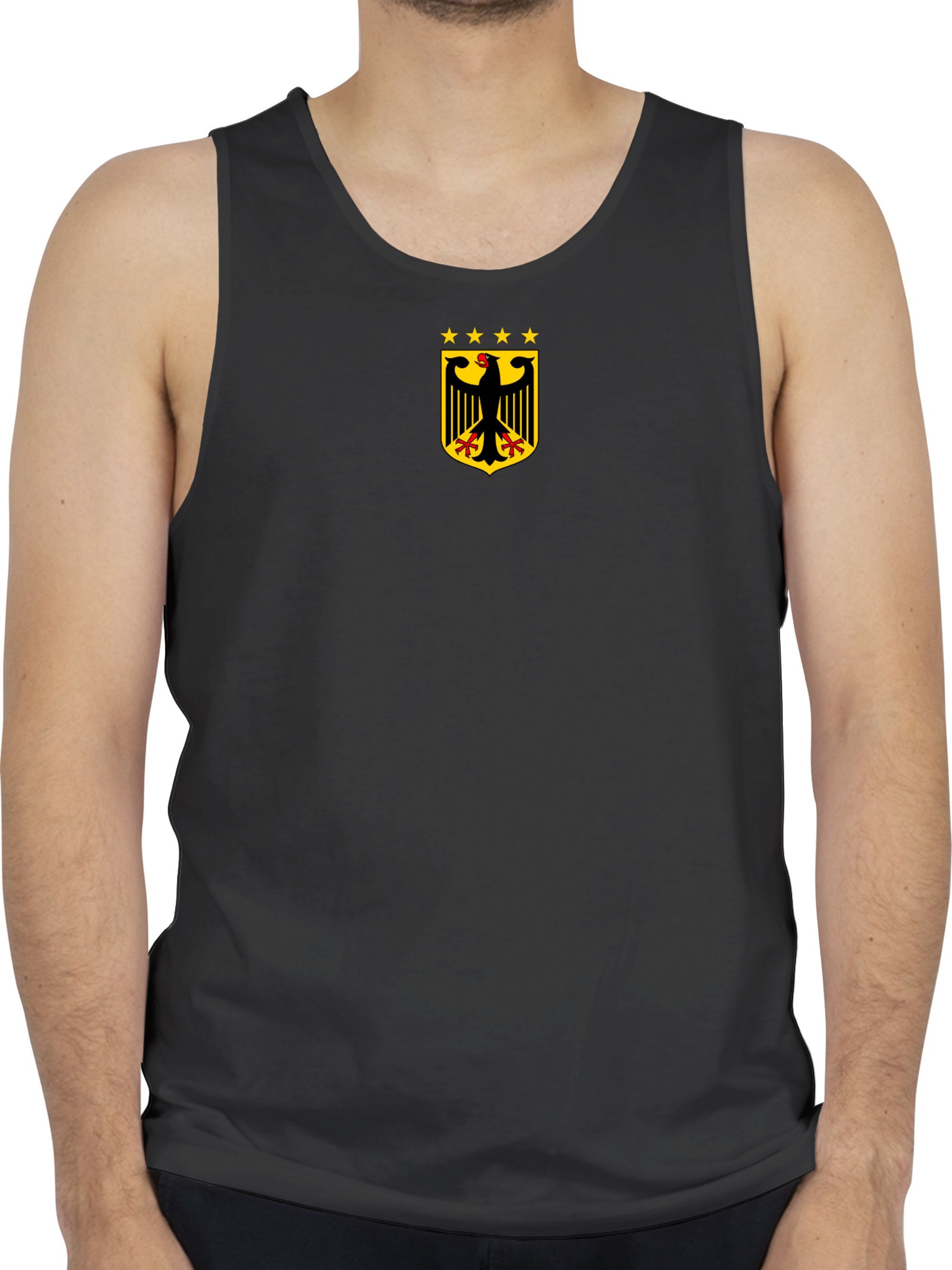 Shirtracer Tanktop Deutschland Wappen, Germany, Bundesadler, Deutschland Adler 2026 Fussball WM Fanartikel