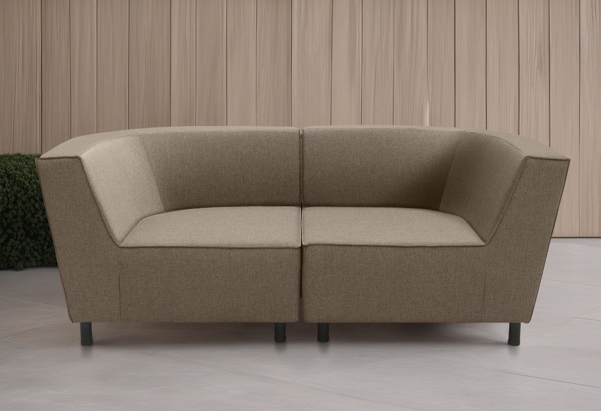 DOMO collection 2-Sitzer Sonna, individuell zusammenstellbar, Gartenlounge-Set oder Einzelelemente, Outdoor