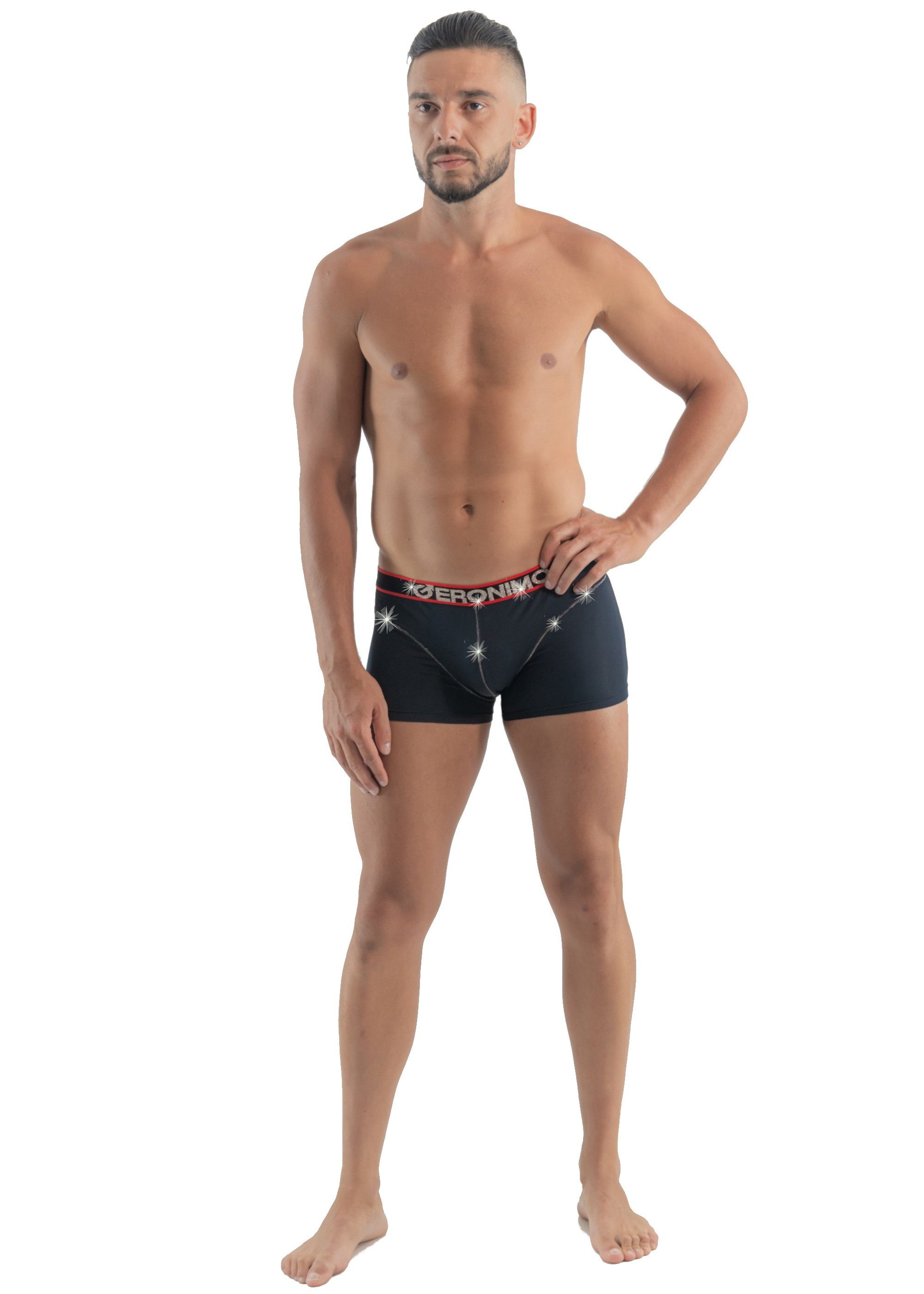 erotisch 1-St) Line Black Erotic Boxer (Boxer, Boxershorts Geronimo G-Plus