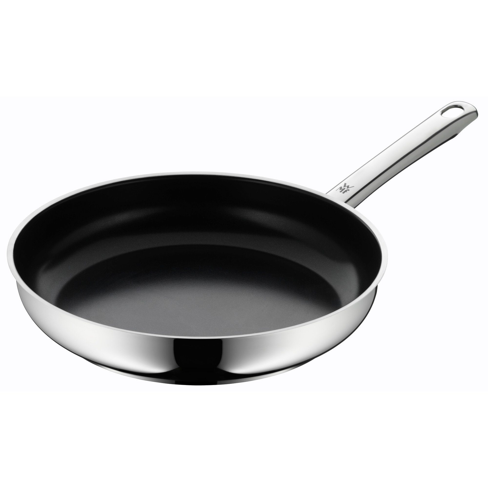 WMF Pfannen-Set Devil Bratpfannen-Set, 2-teilig, 24 und 28 cm, Cromargan® Edelstahl rostfrei 18/10 (Set), Keramikversiegelung, TransTherm-Boden, Cromargan Edelstahl