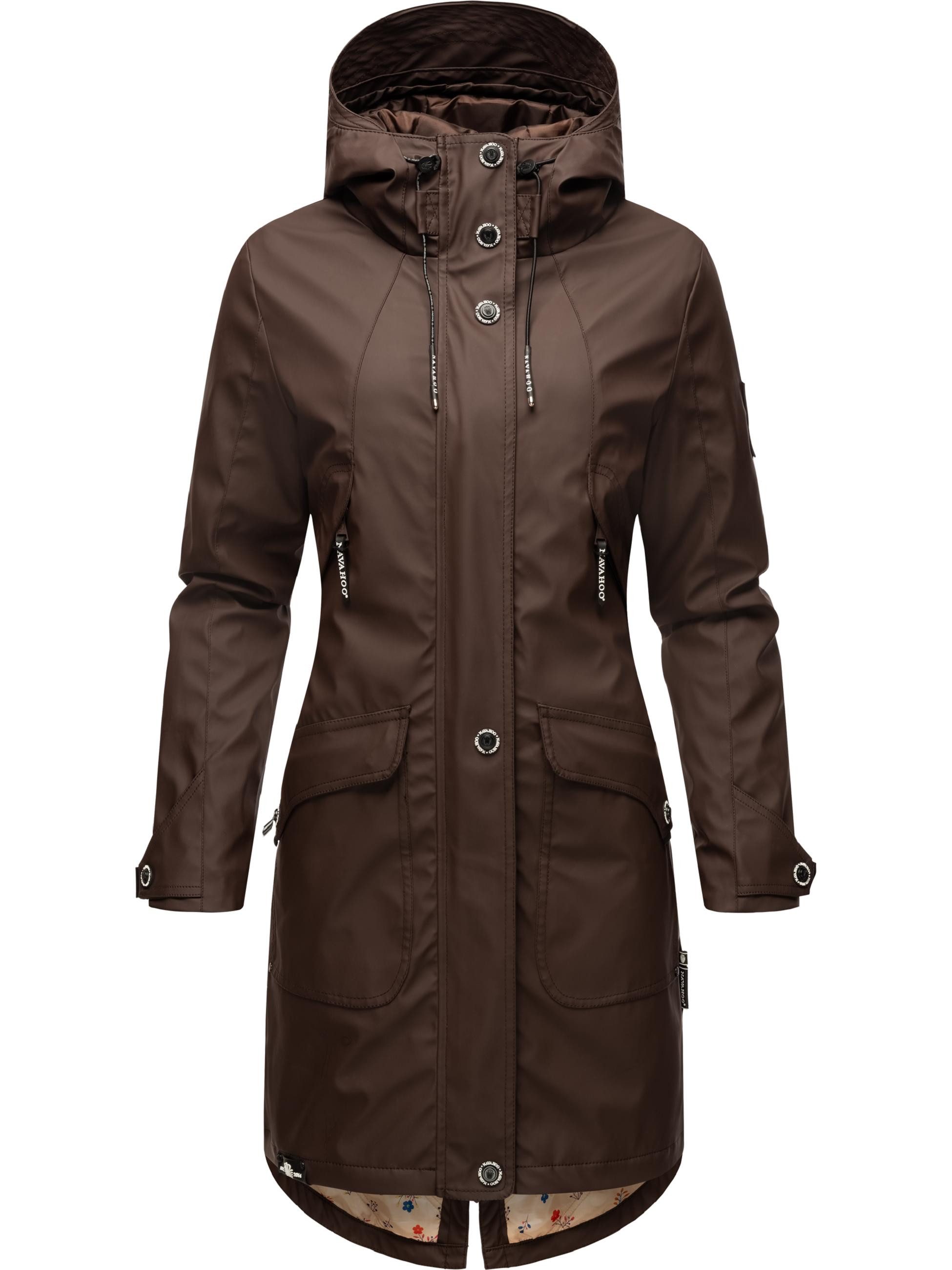 Navahoo Outdoorjacke Schötchen moderner Regenmantel mit Kapuze