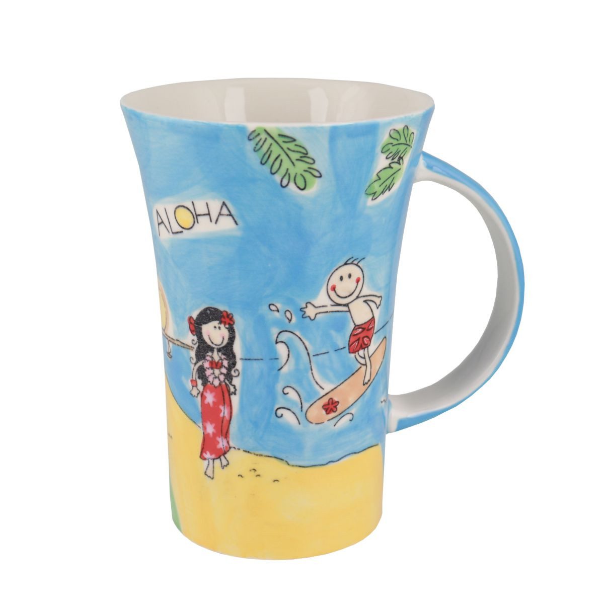Mila Becher Mila Keramik-Becher Coffee-Pot Aloha, ca. 500 ml, Keramik
