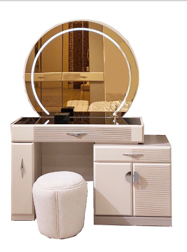 Schminktisch Designer Schminktisch mit Spiegel Luxus Schlafzimmer Möbel