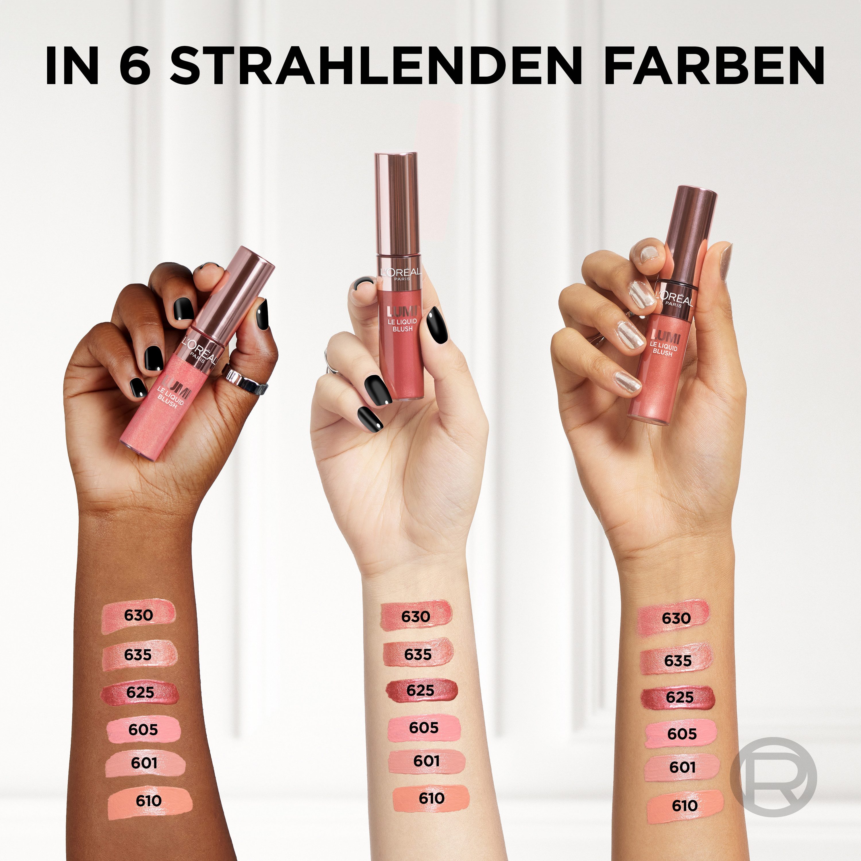 L'ORÉAL PARIS Rouge L'Oréal Paris Lumi Le Liquid Blush, besonders für das Gesicht geeignet