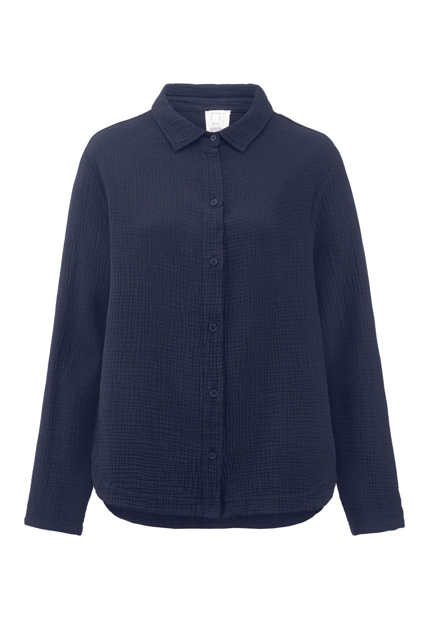 Hessnatur Pyjamaoberteil Musselin Relaxed PURE COMFORT günstig online kaufen