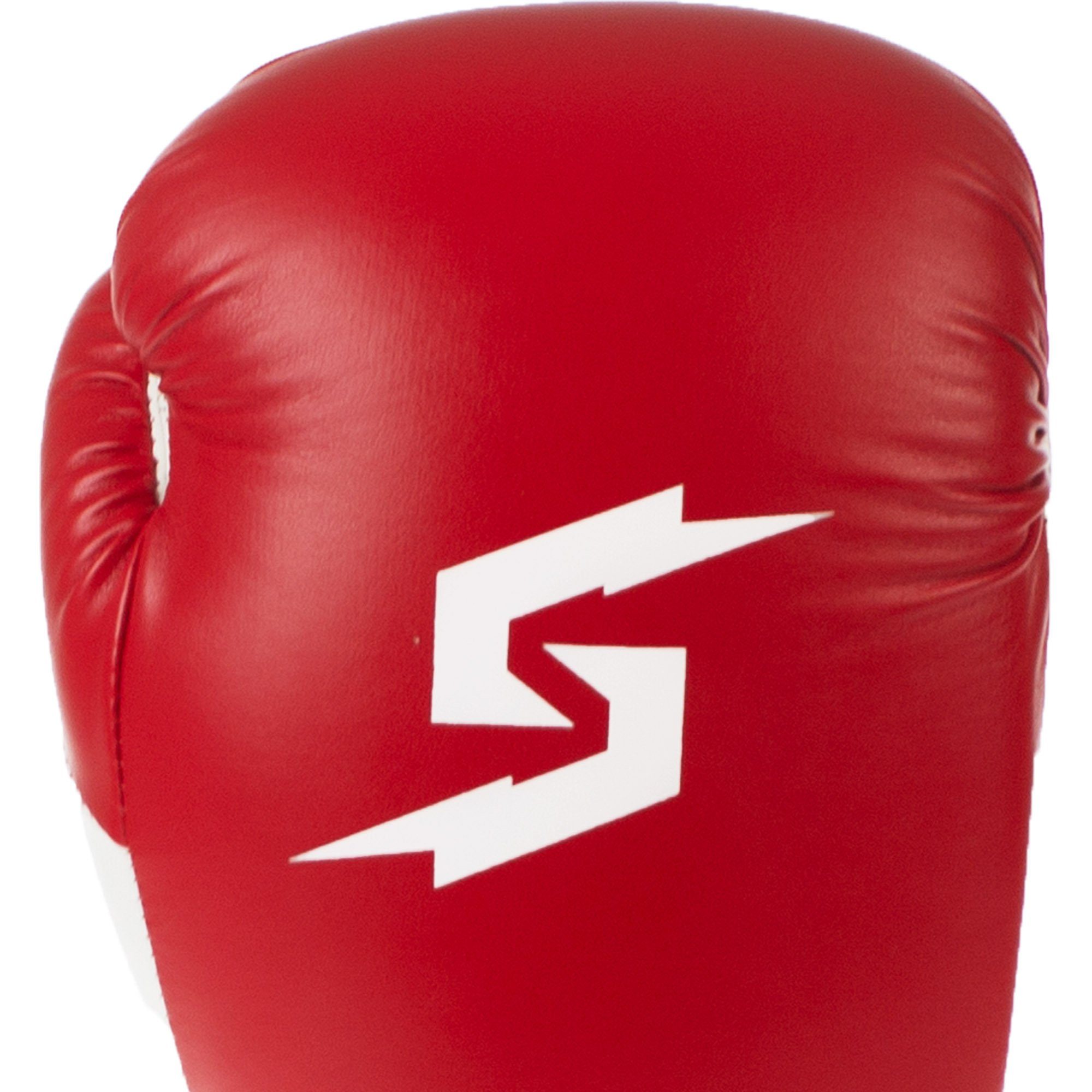 Handschuhe Kickboxen und MMA Männer Boxhandschuhe für Boxen rot - Frauen (Paar), Box SUPERA