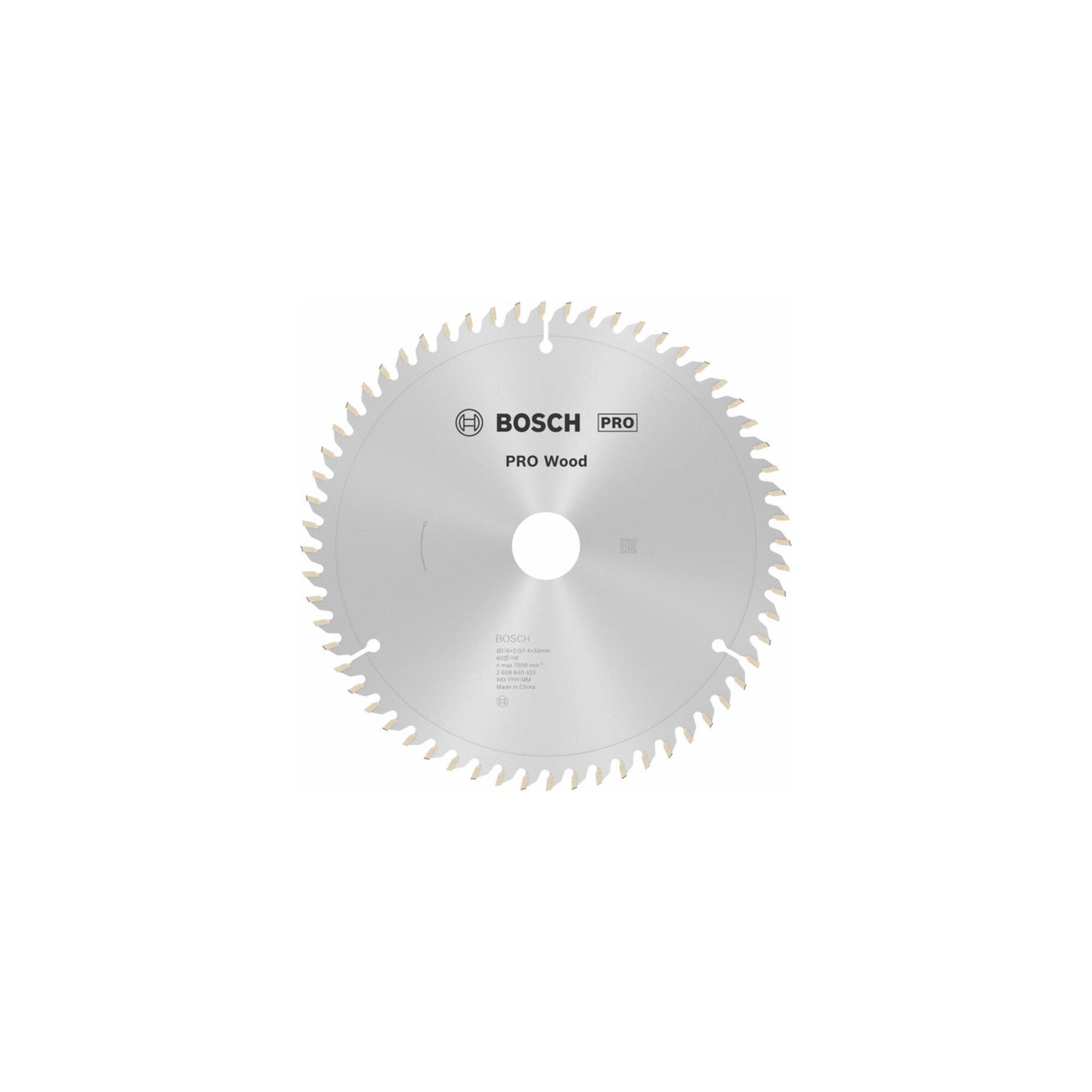 Bosch Professional Kreissägeblatt Bosch Kreissägeblatt Optiline Wood für Kapp- und Gehrungssägen 216 x 3