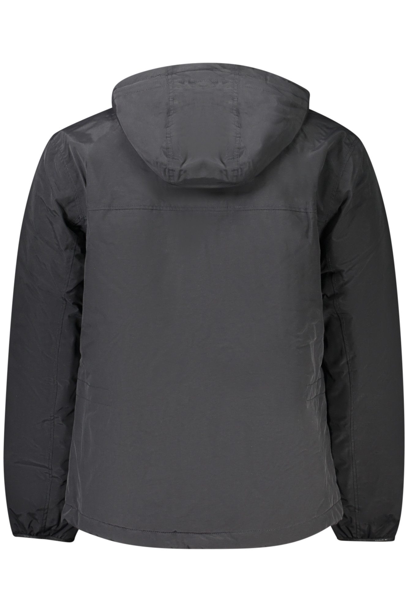 Napapijri Outdoorjacke Herrenjacke mit Kapuze aus recyceltem Material, Schwarz, Regular Fit